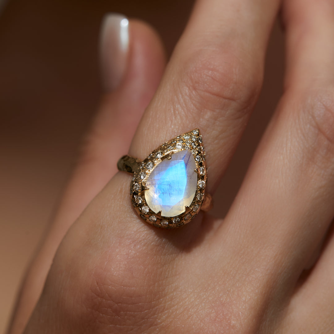 Mystic spell Ring- Moonstone