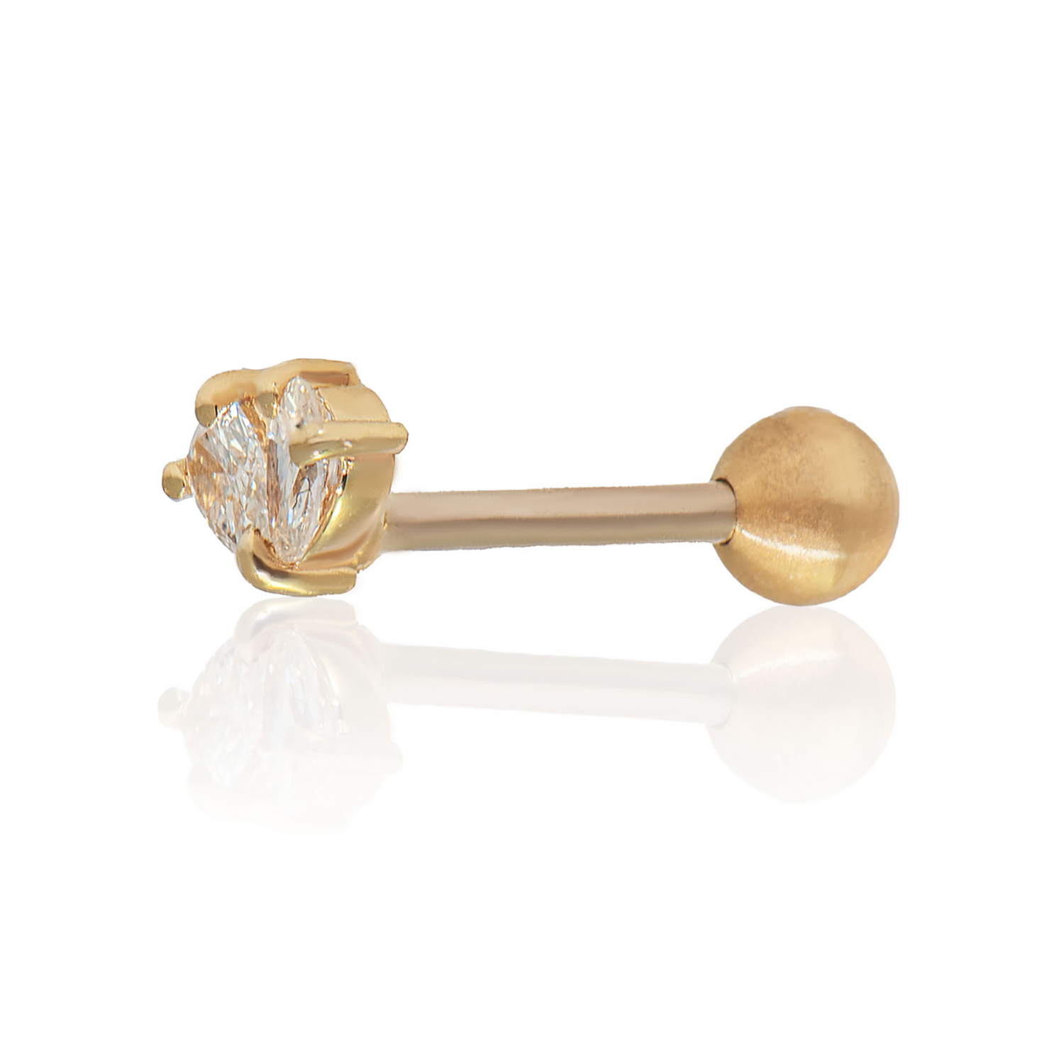 Heart Stud Diamonds