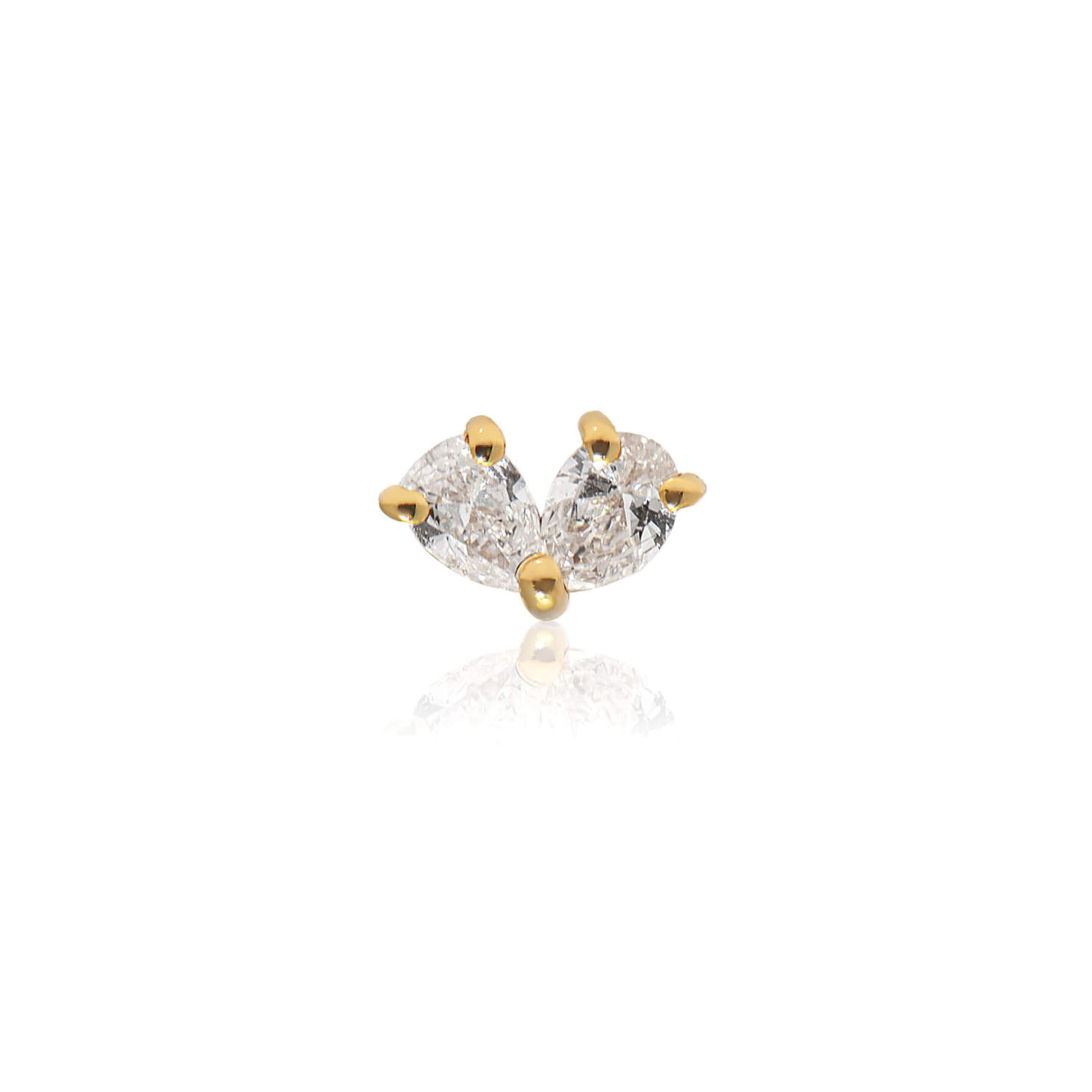Mini Heart Stud Diamonds