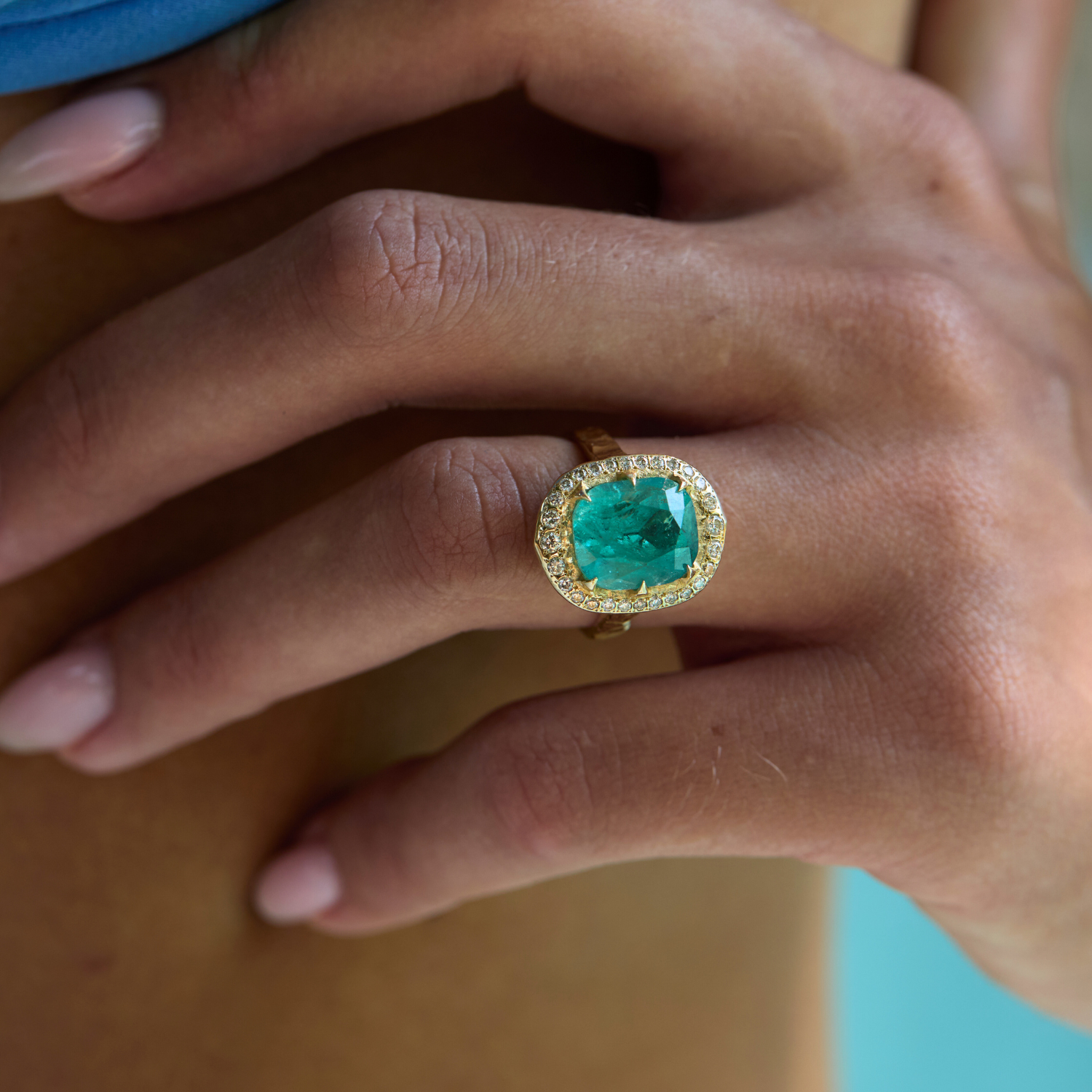 OOAK Lagoon Tourmaline Ring