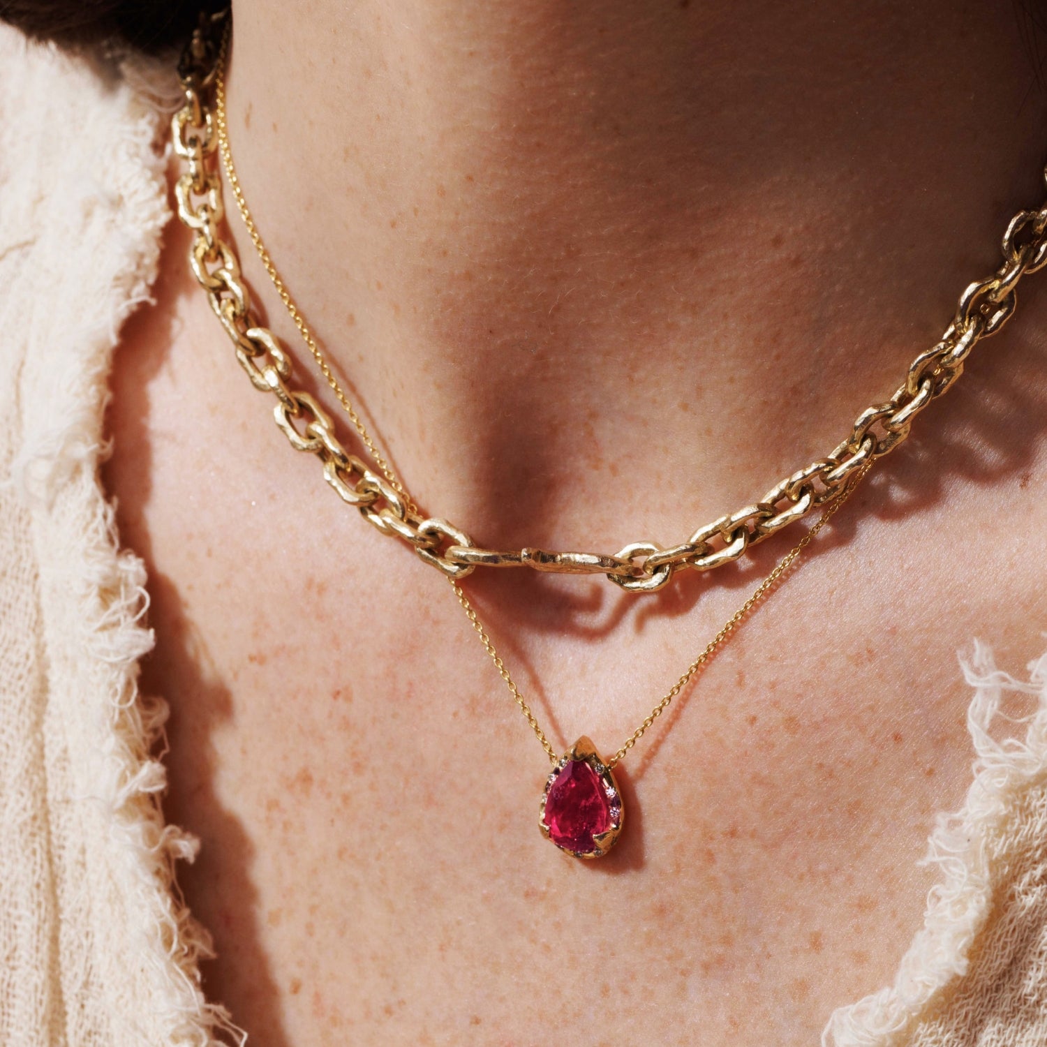Eden Necklace - Pink Tourmaline