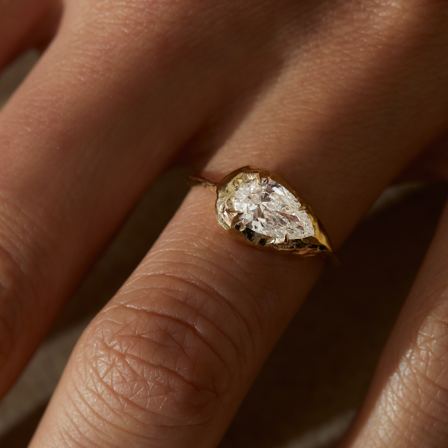 East-West Engagement Ring