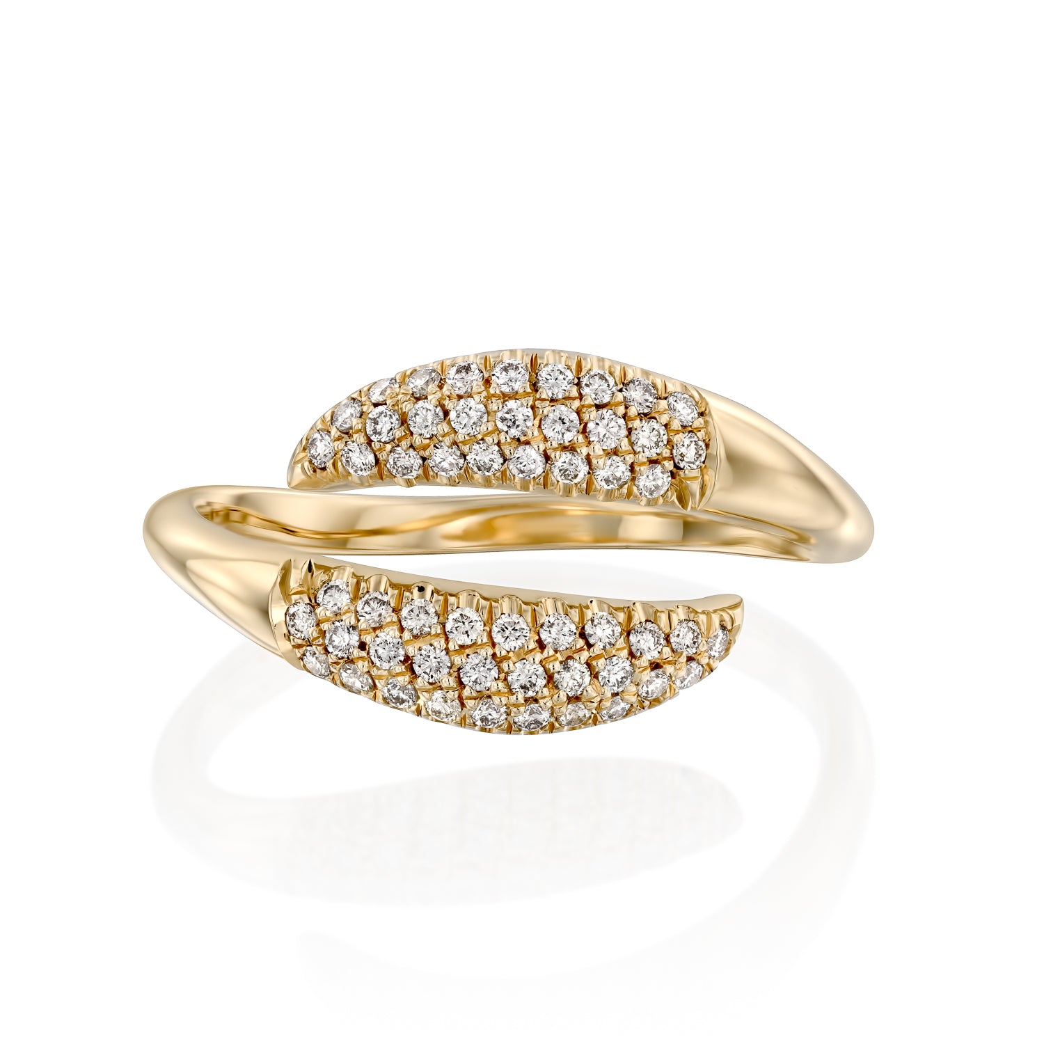 Tails Ring - Diamonds