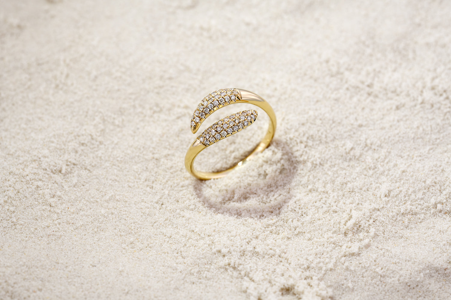 Tails Ring - Diamonds