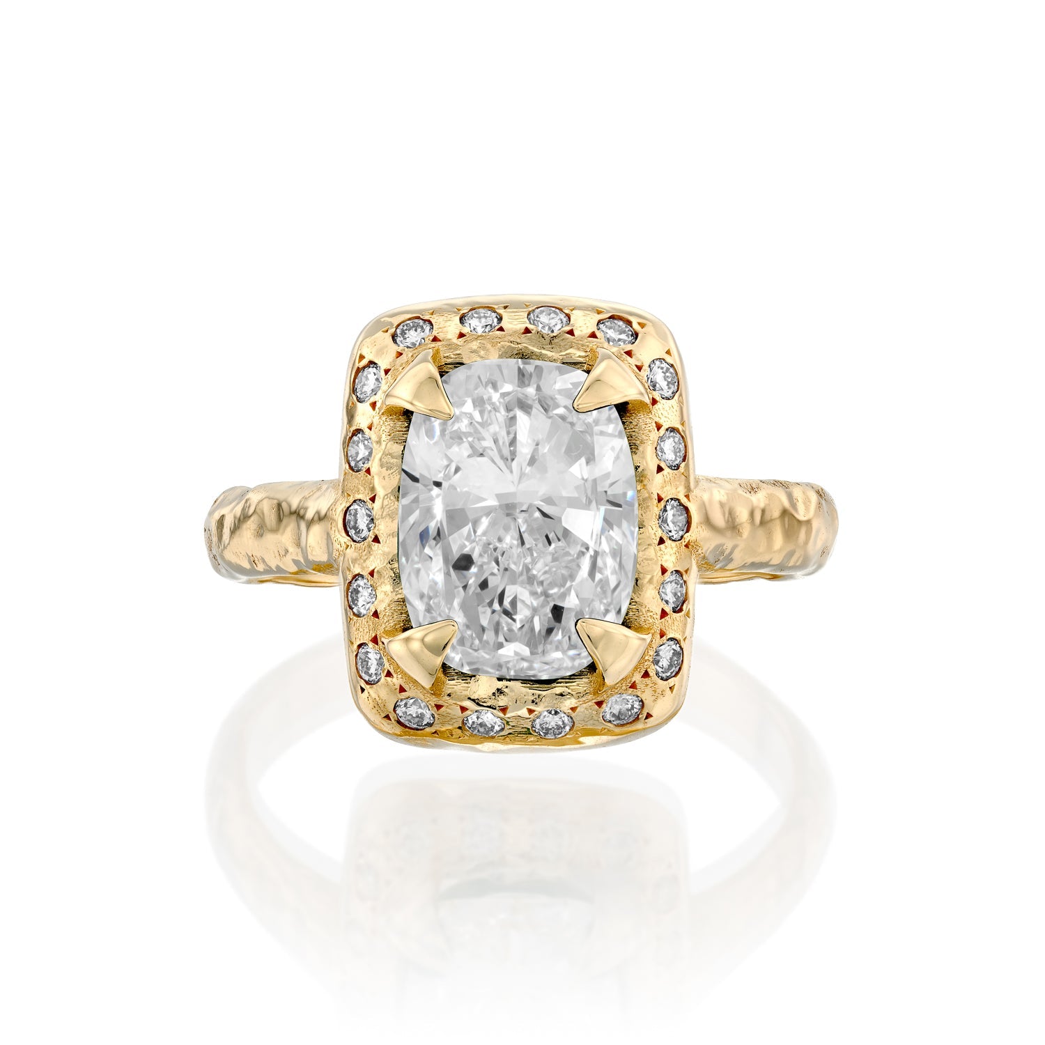 Cushion Ring Diamond Ring