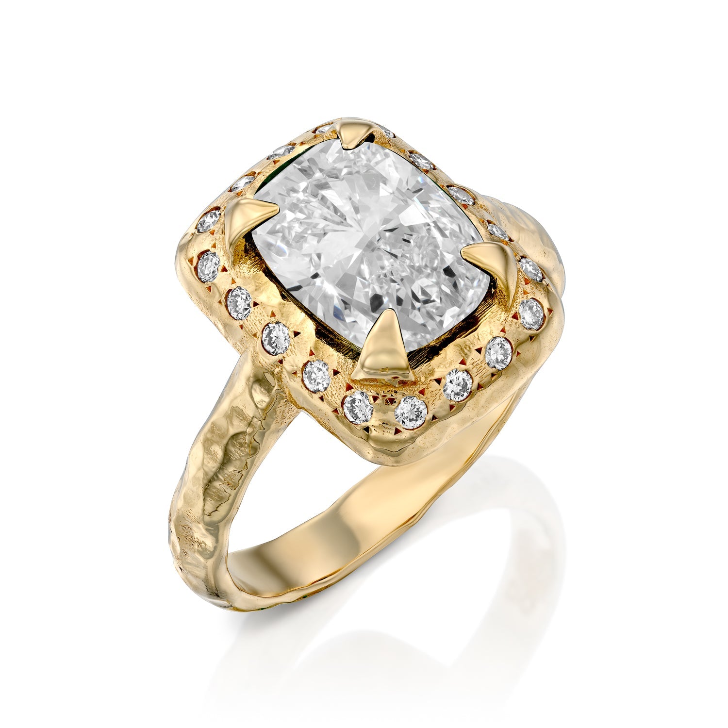 Cushion Ring Diamond Ring