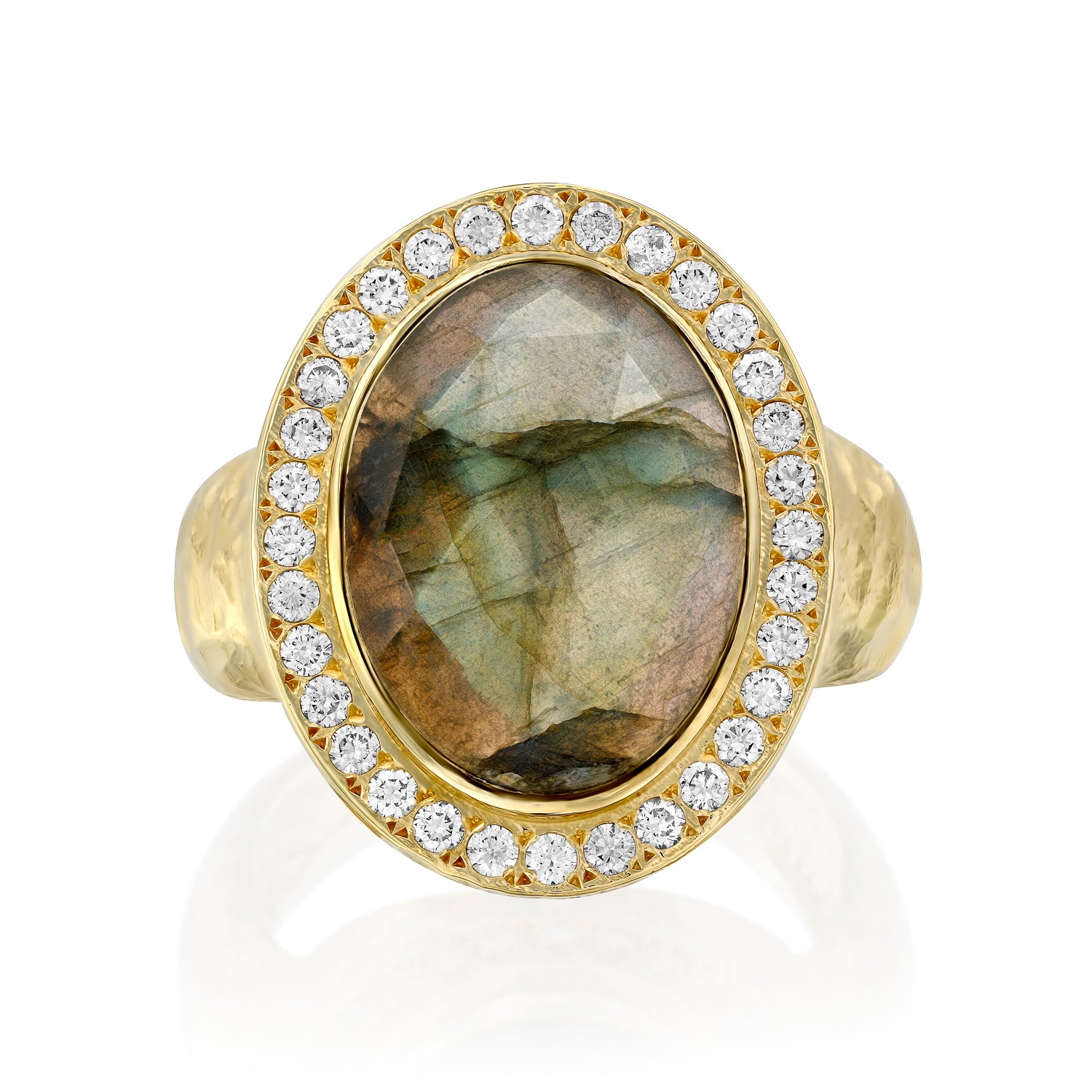 Mother Of All- Labradorite & Diamonds