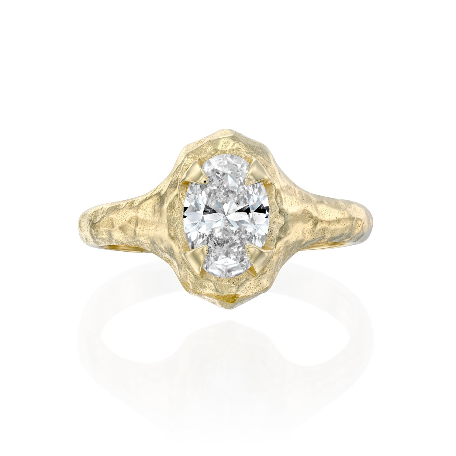 Mystic Temple Engagement Ring