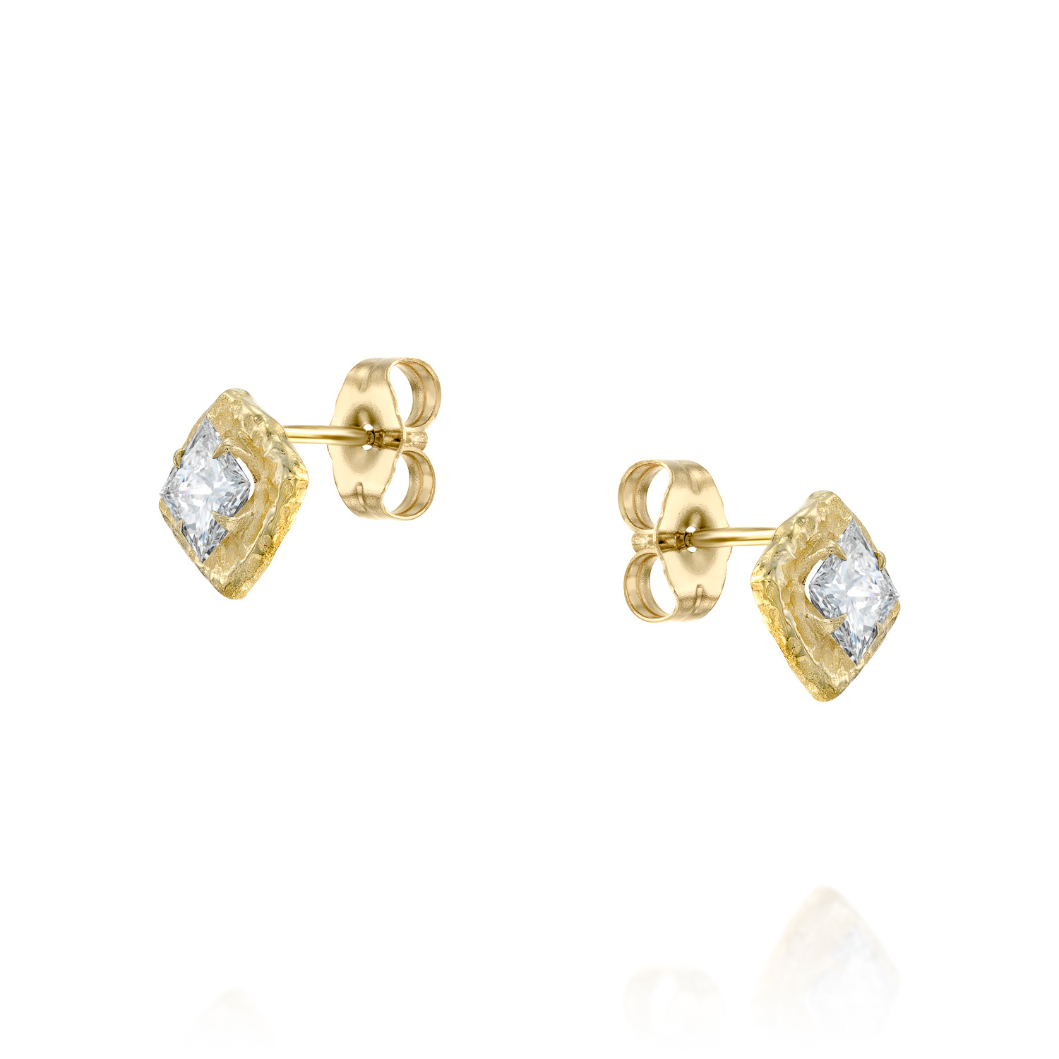 Princess Diamond Studs