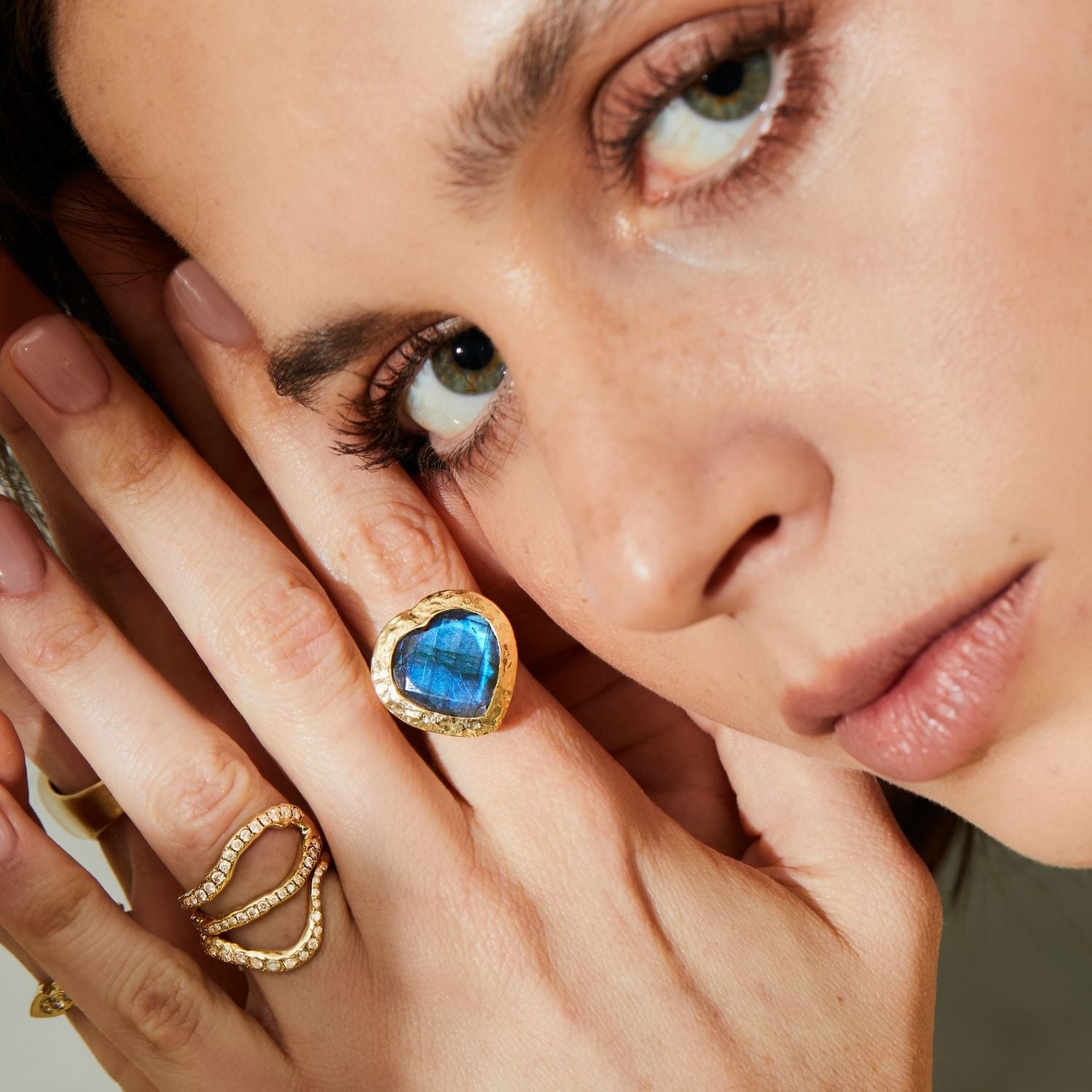 Wave Ring- Diamonds