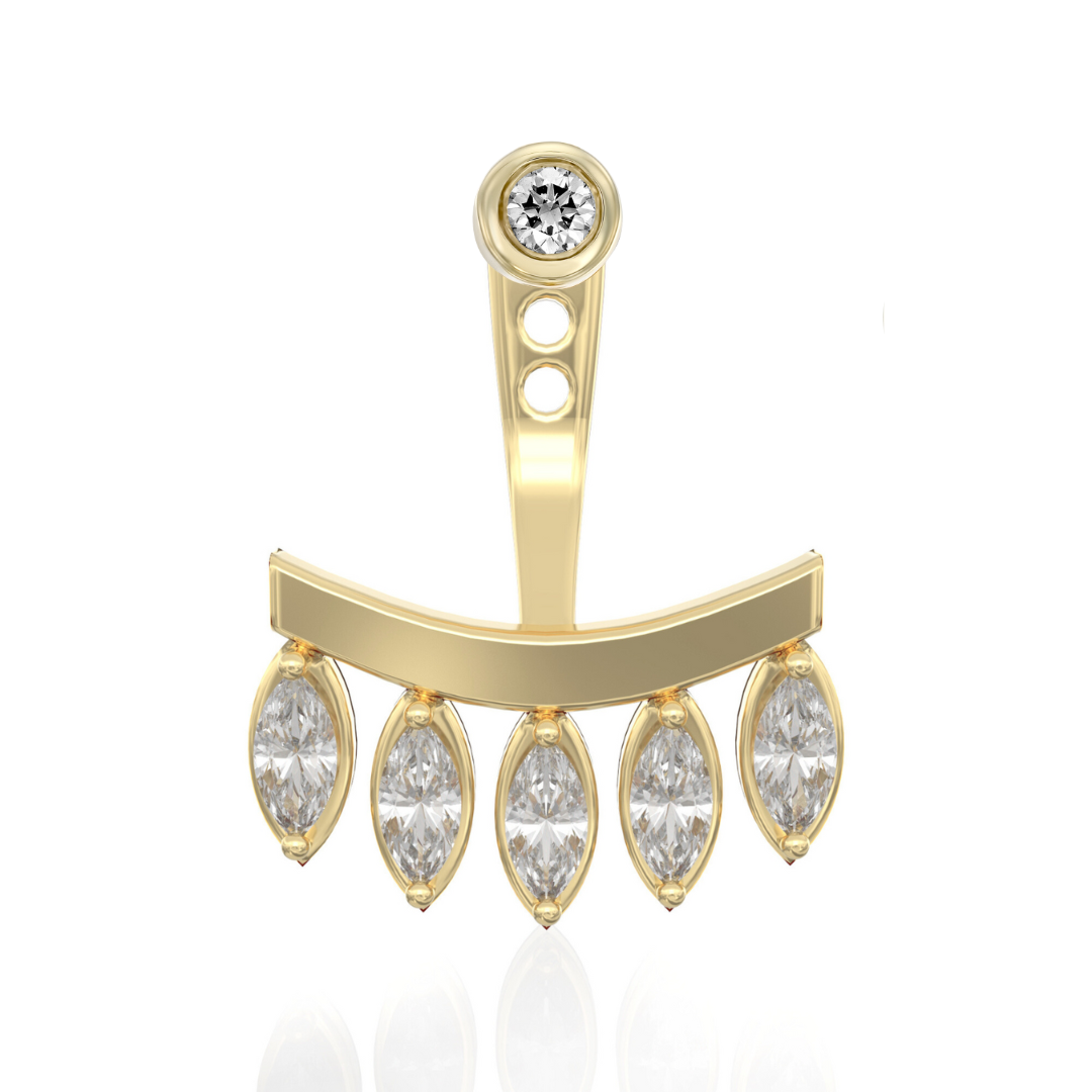 Marquises Diamonds Ear Jacket