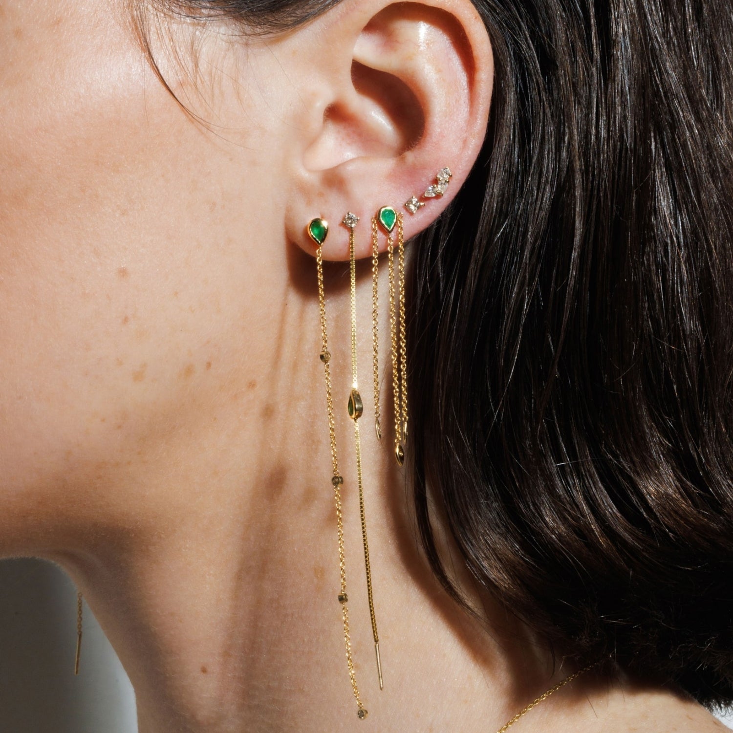 Lura Earring - Emerald