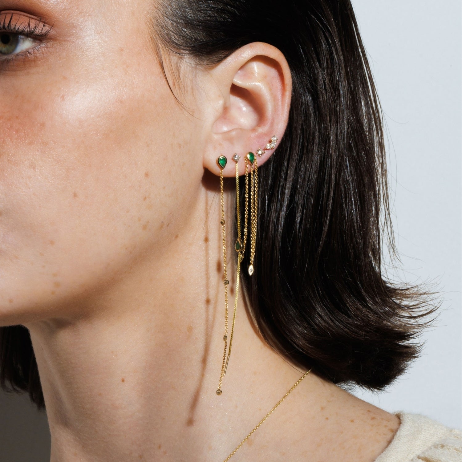 Rain Stud Mini - Diamonds
