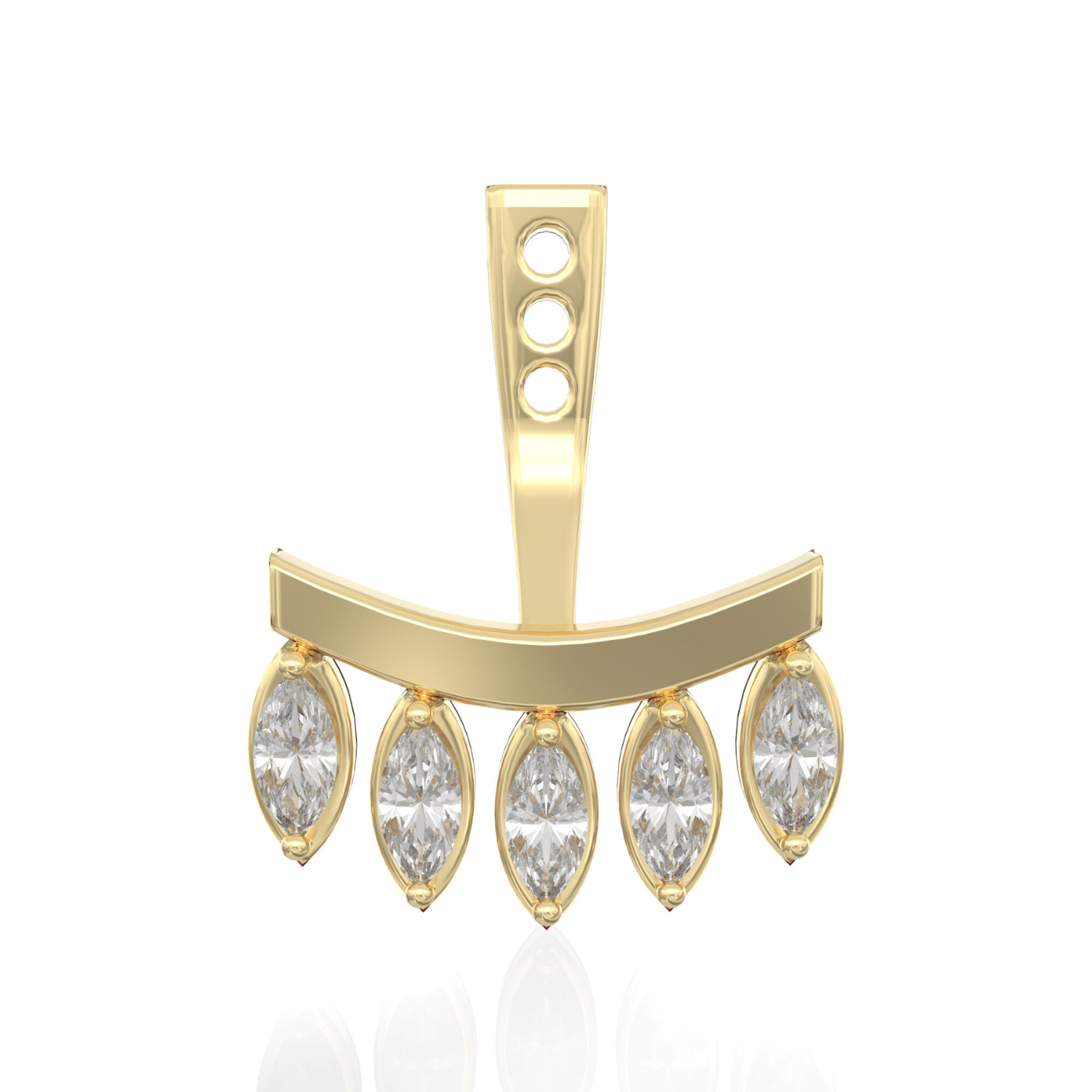 Marquises Diamonds Ear Jacket