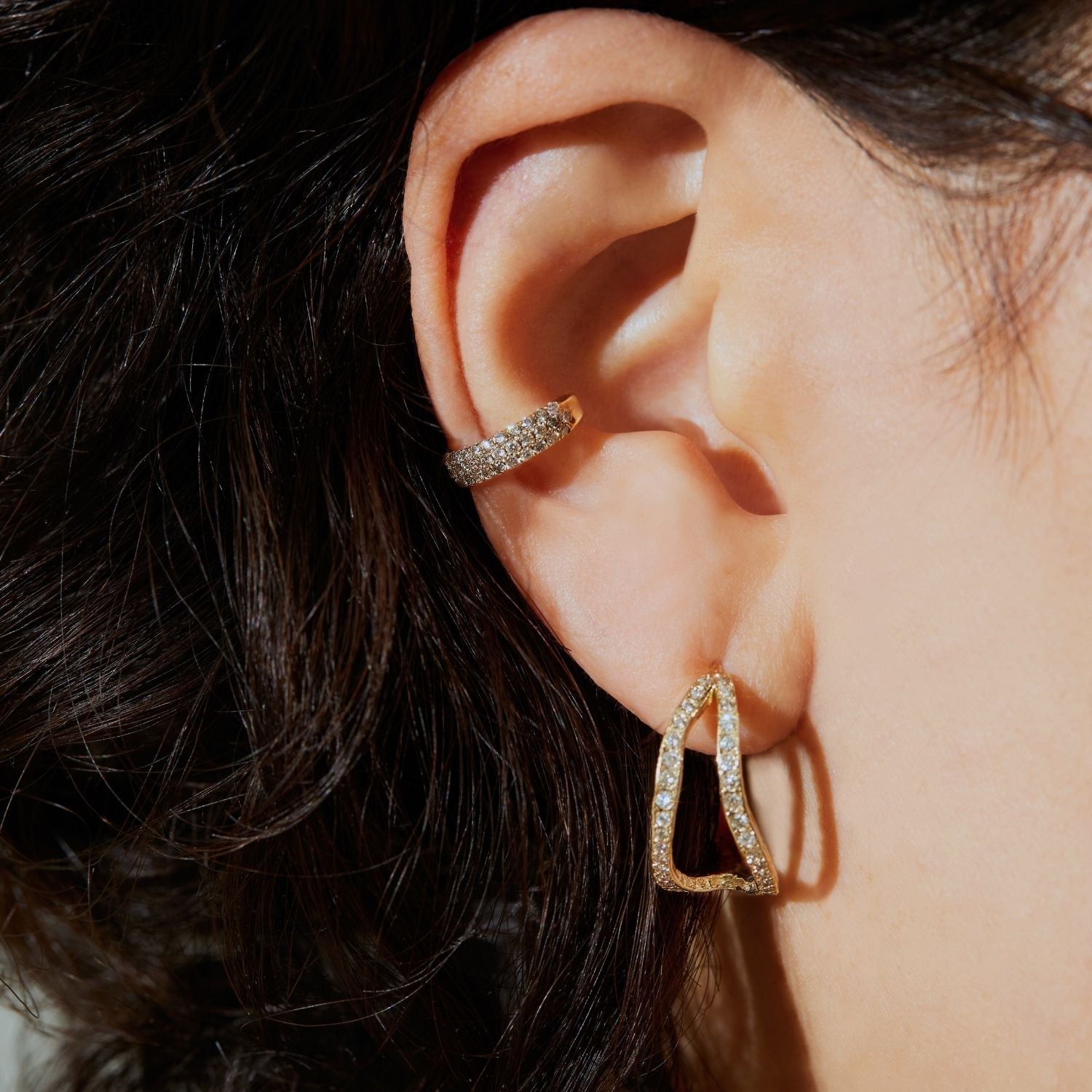 Adama Hoops & Diamonds