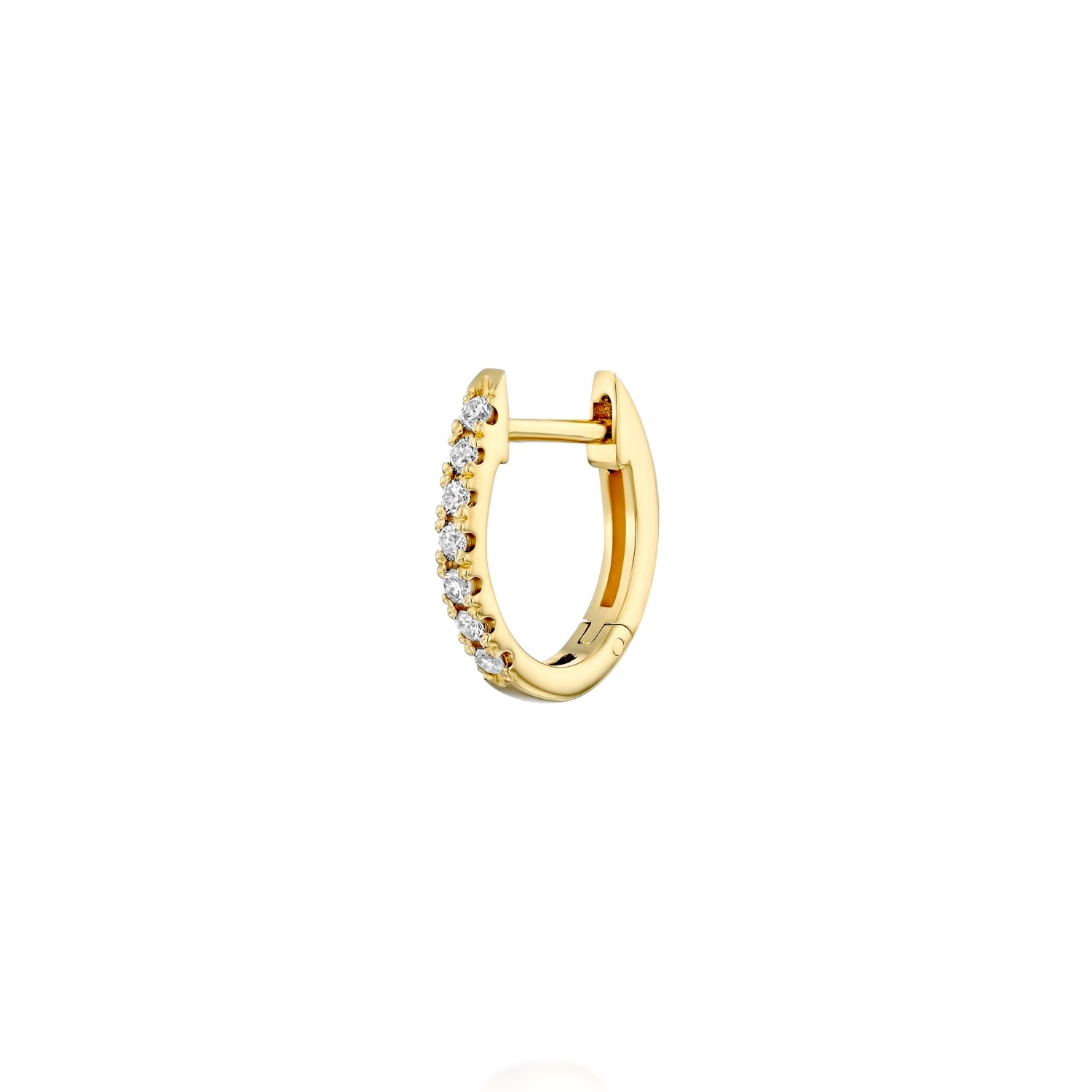 Bar Hoop & Diamonds