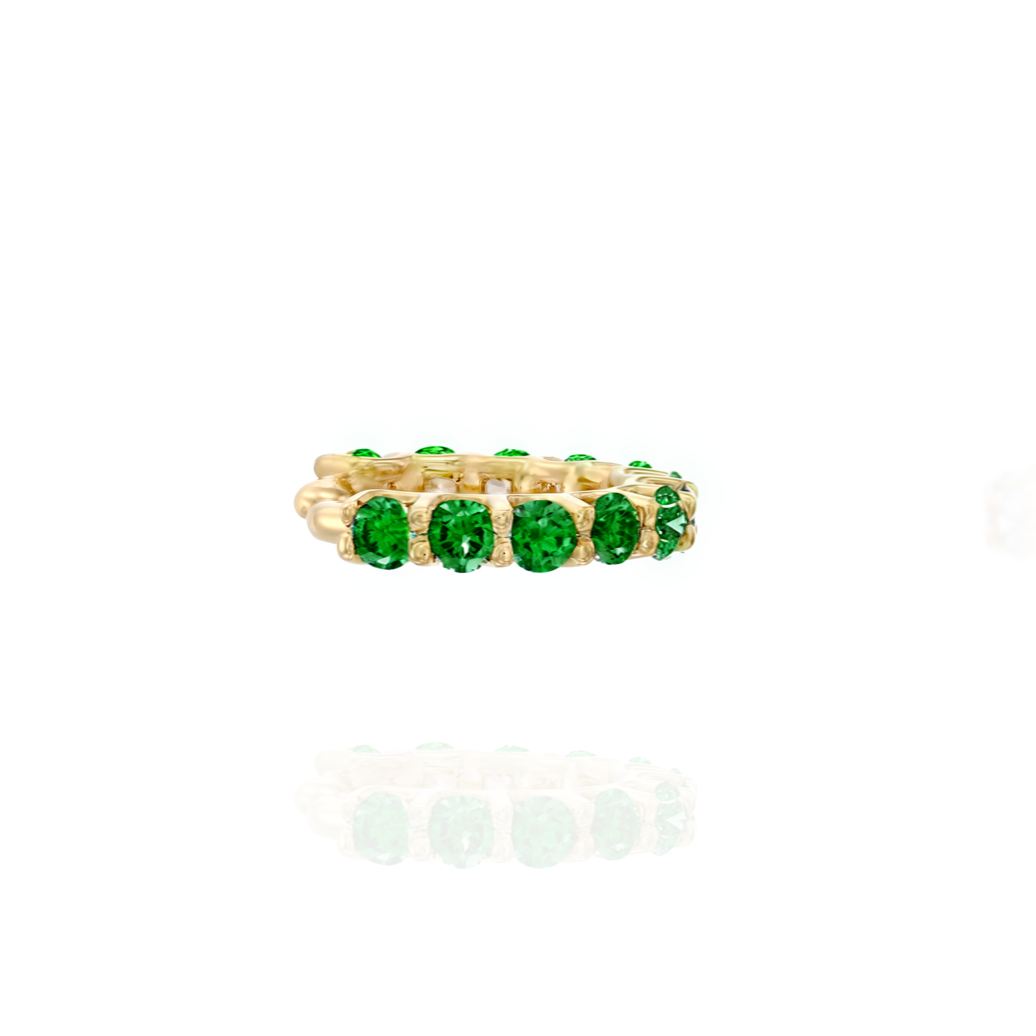 Infinity Ear Cuff- Emerald