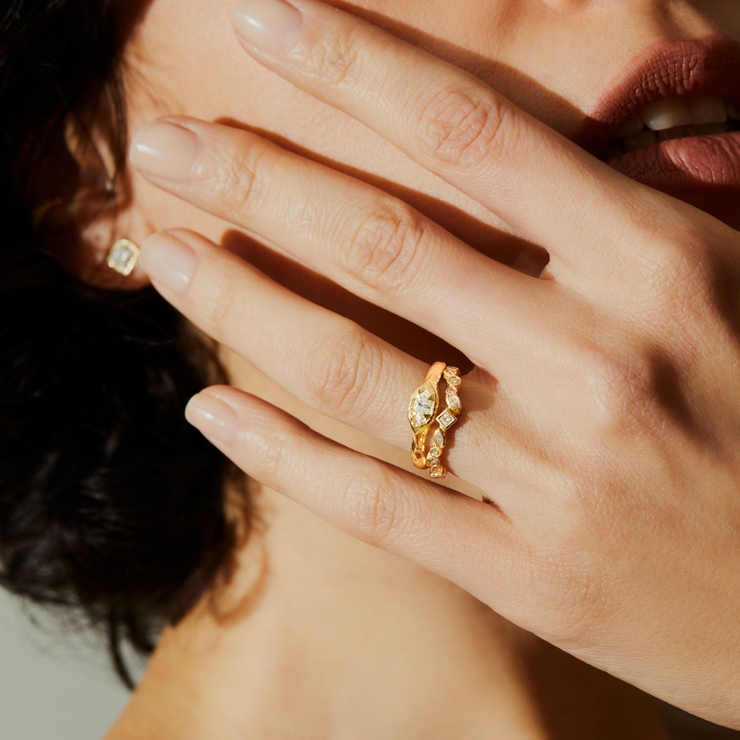 Adama Regev One-Line Ring