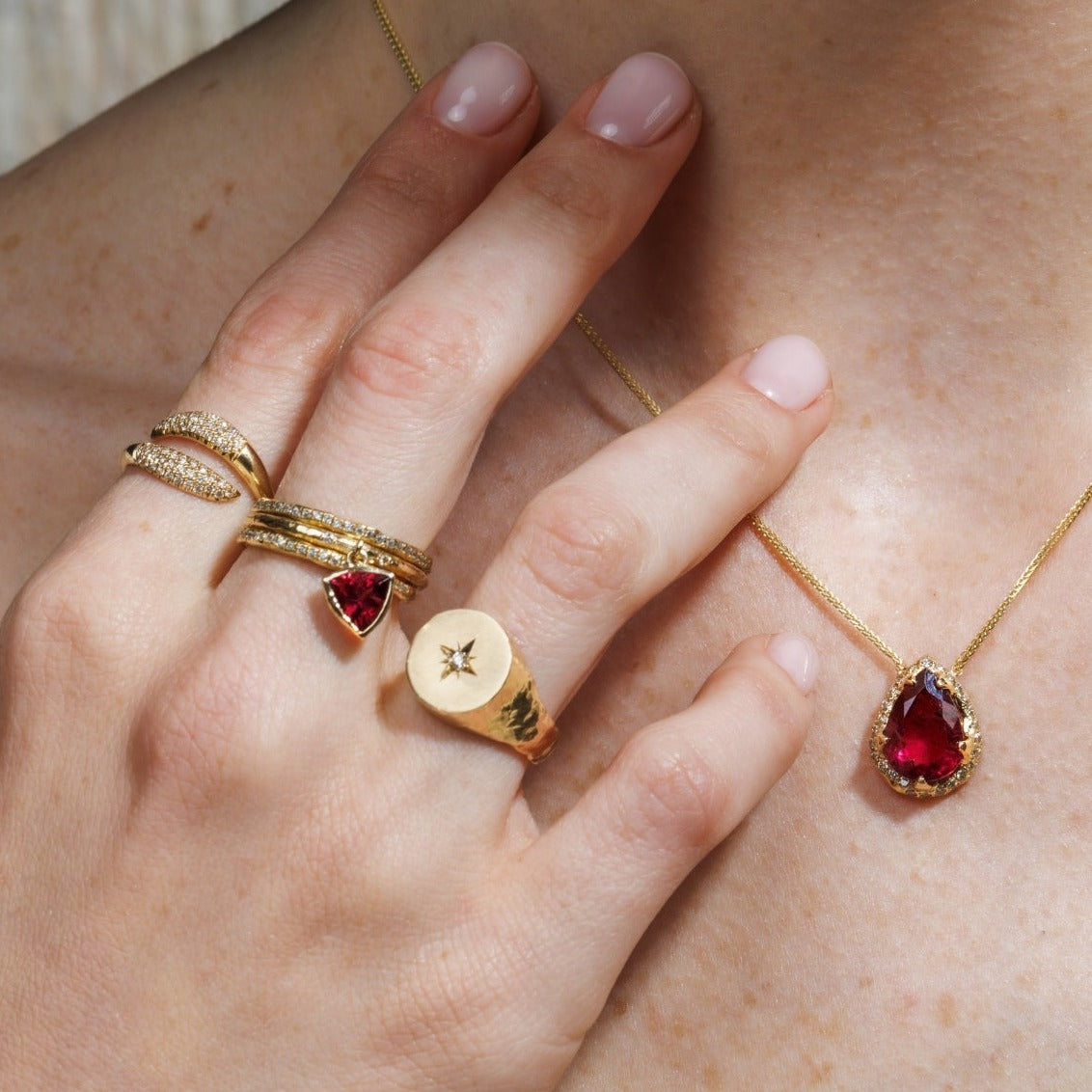 Amanda Ring - Pink Tourmaline