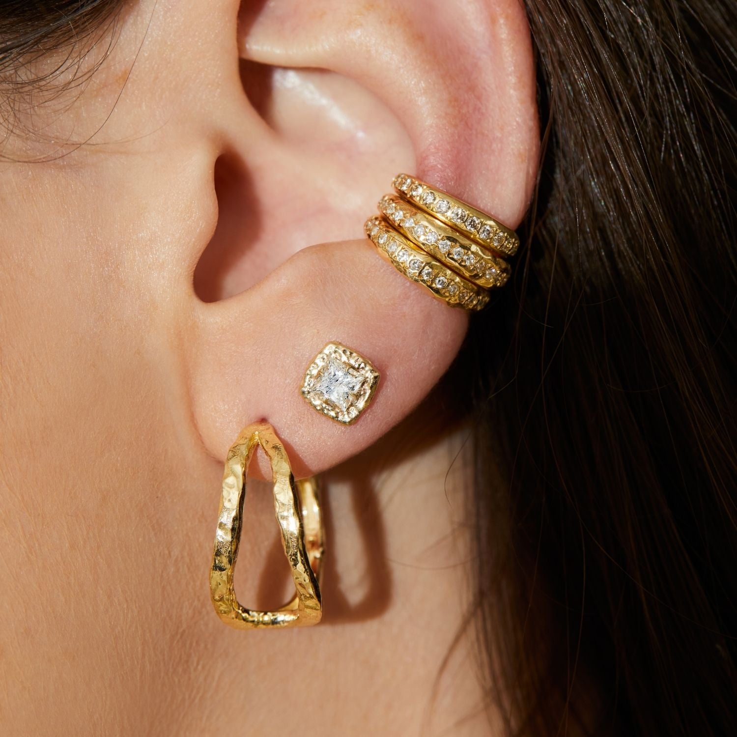 Ear Cuff & diamonds