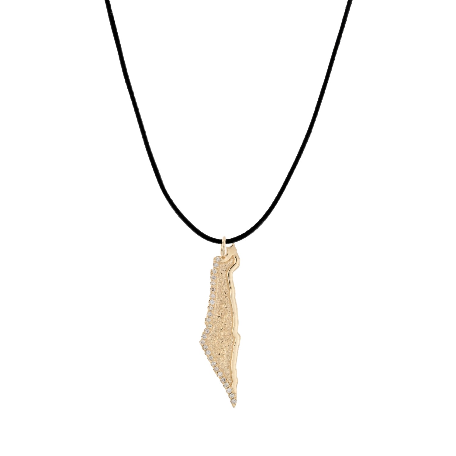 Macramé Israel Necklace & Diamonds