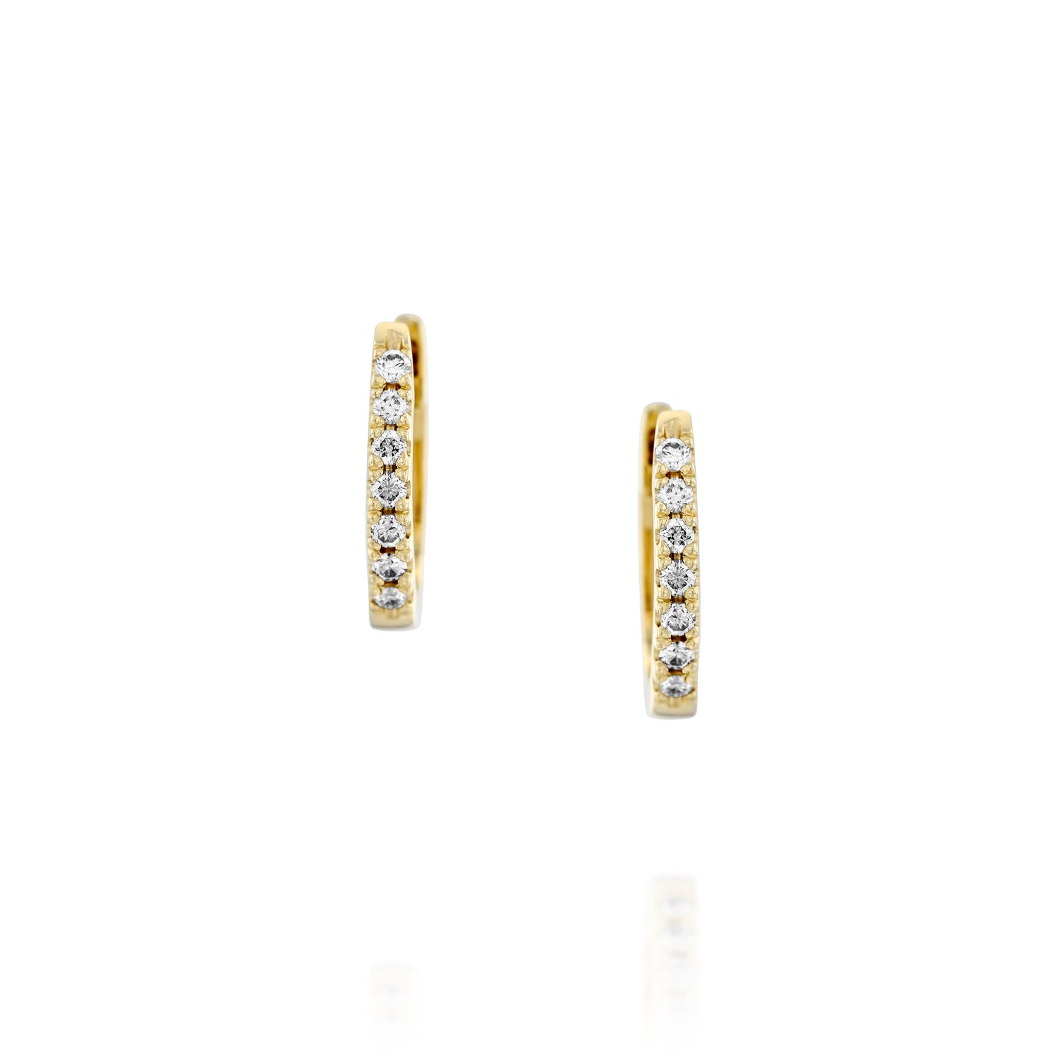 Bar Hoop & Diamonds