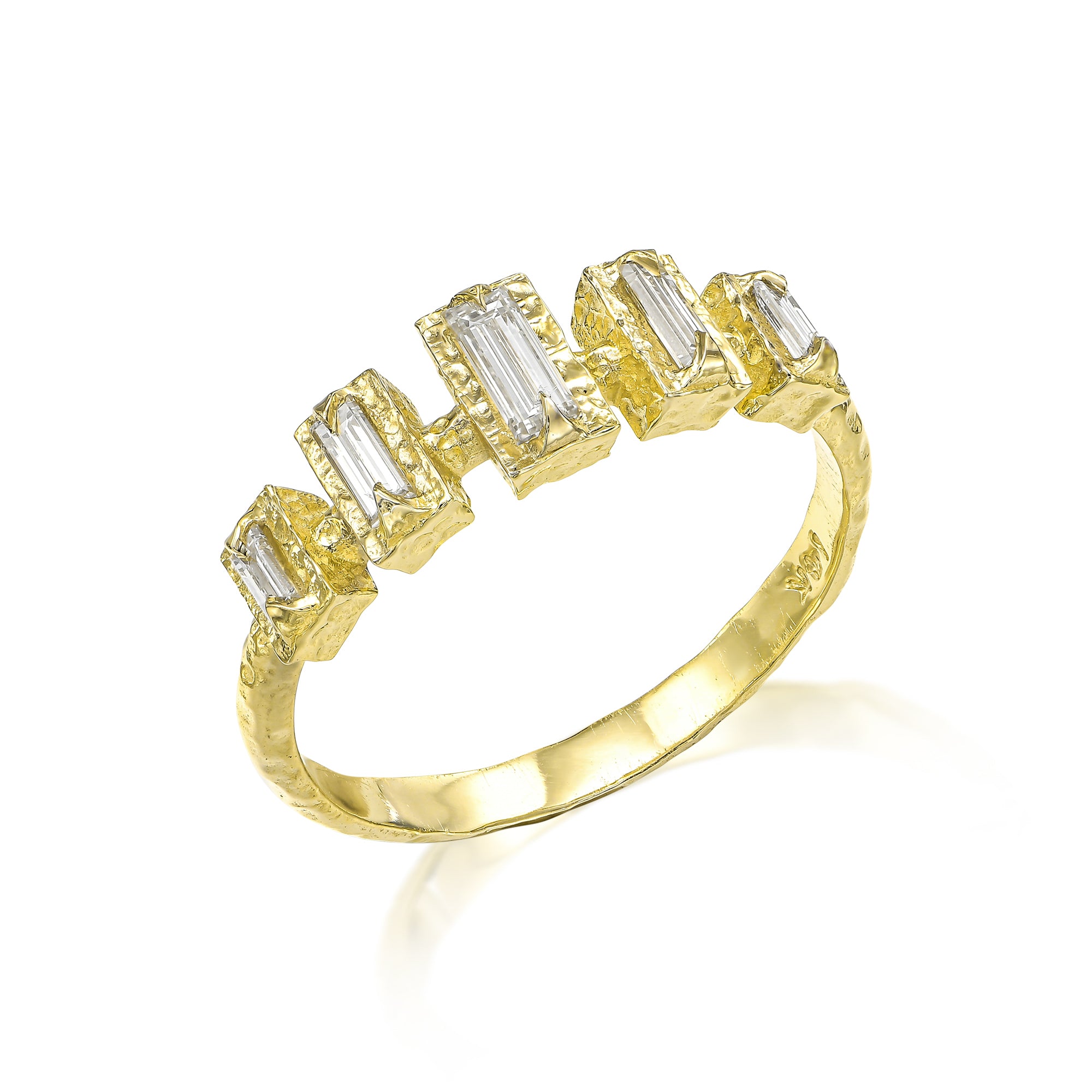 Milky Way Baguette Diamond Ring