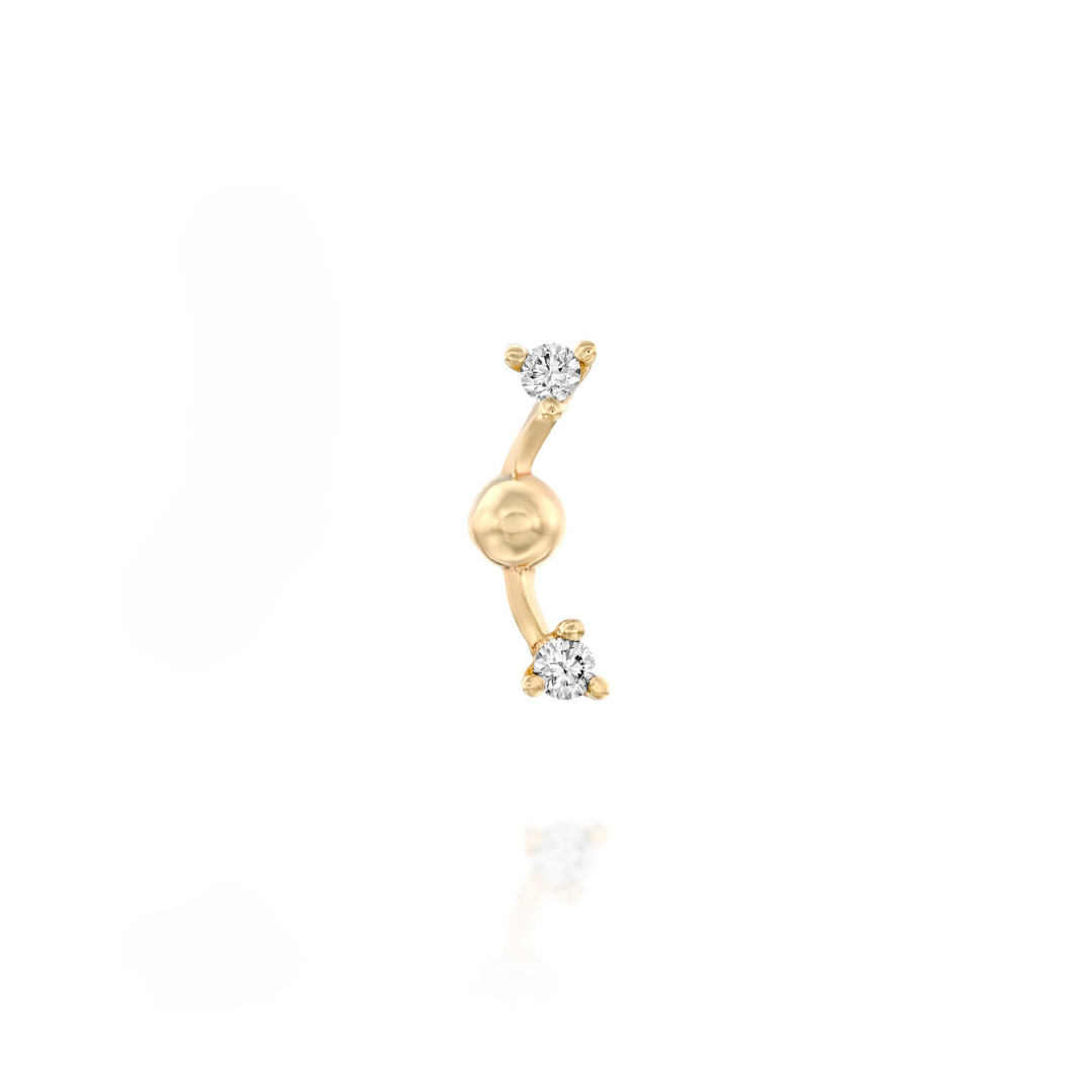 Libra studs- Diamonds