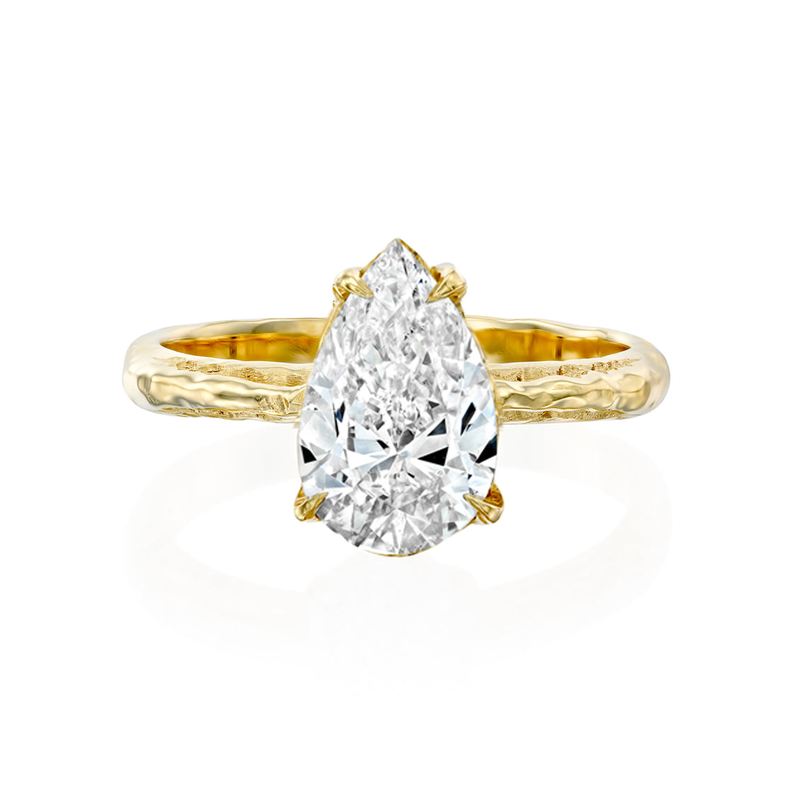 Marcello Pear-Cut Diamond Engagement Ring