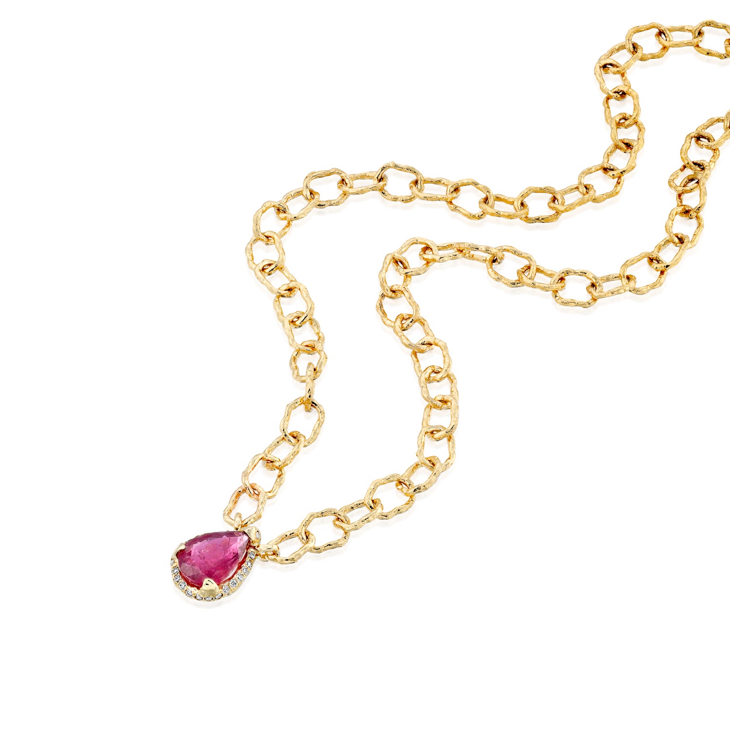 Mini Sahara Necklace- Tourmaline And Diamonds