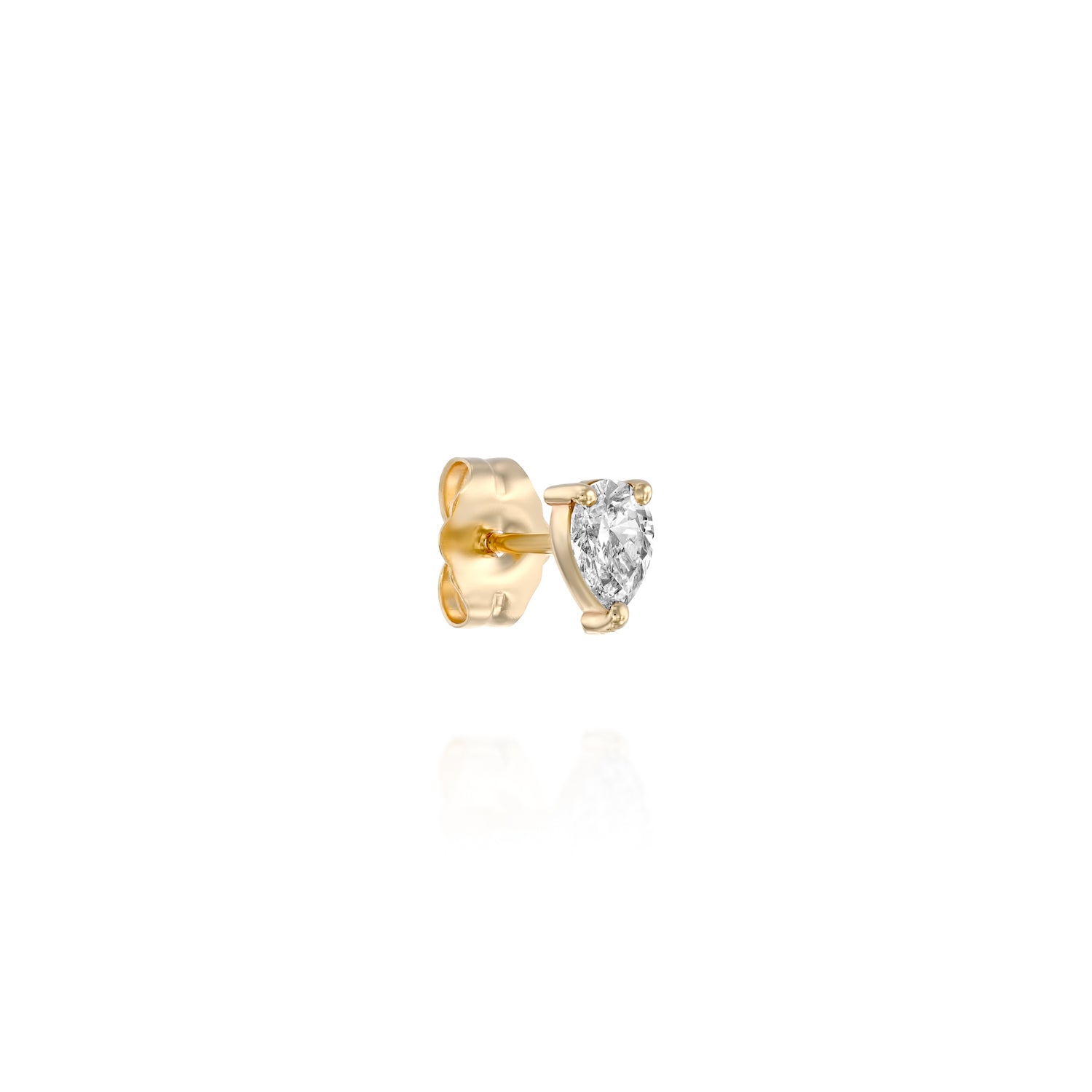 Rain Drop Stud - Diamond