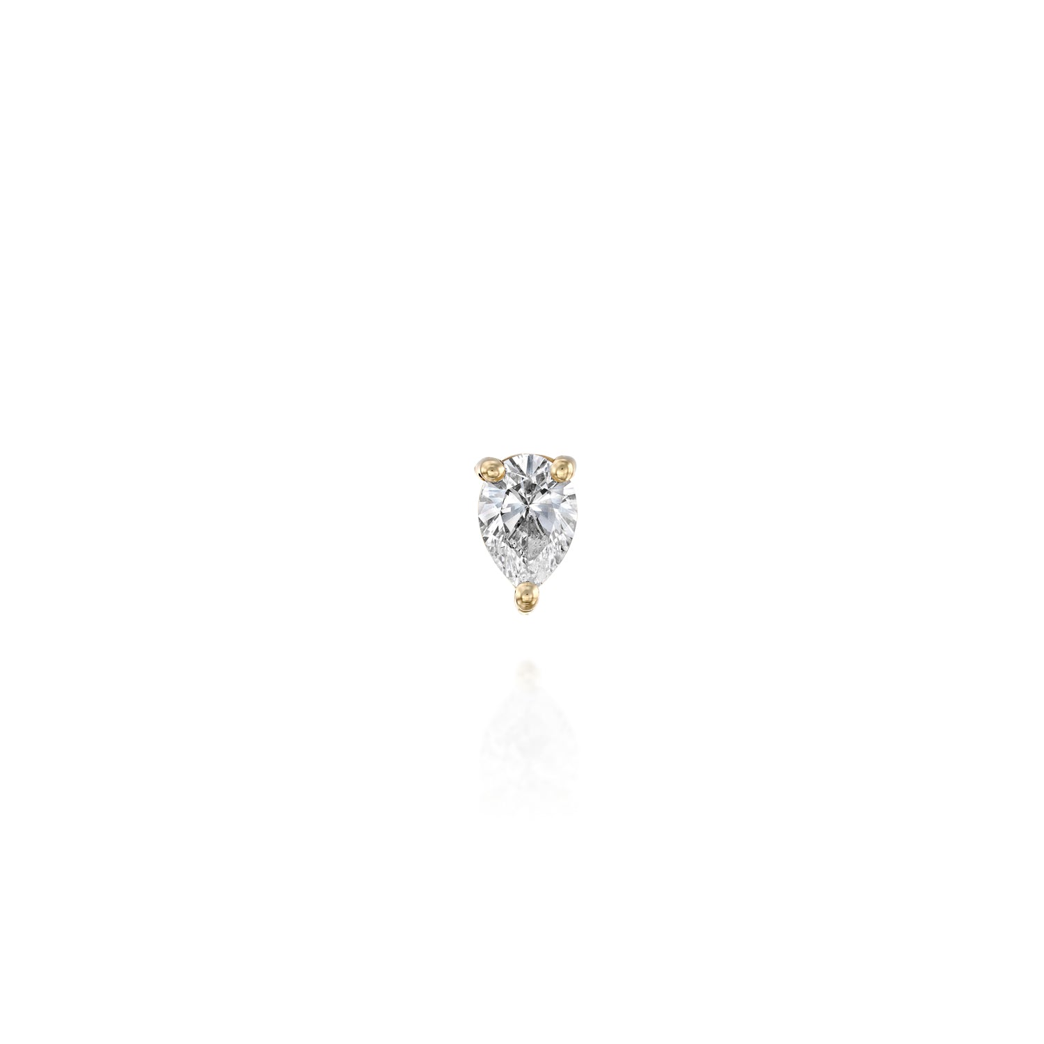 Rain Drop Stud - Diamond