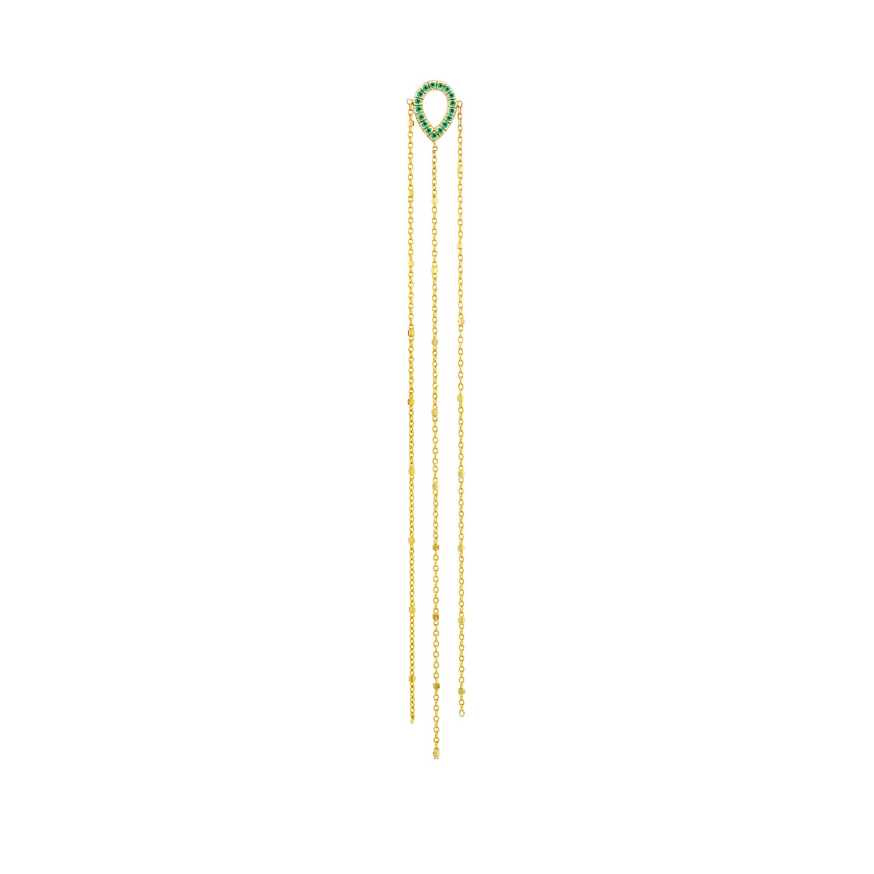 Rosa Emerald Earring