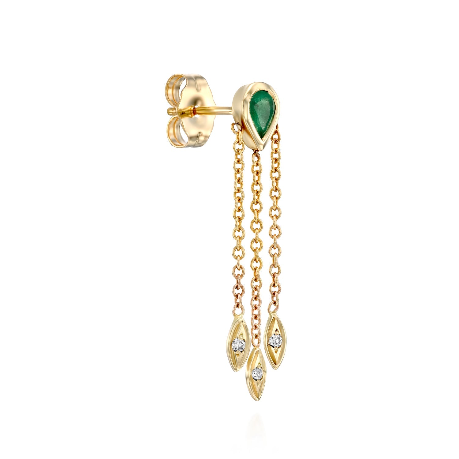 Luna earring- Emerald