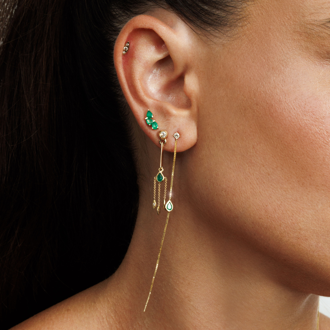 Lura Earring - Emerald