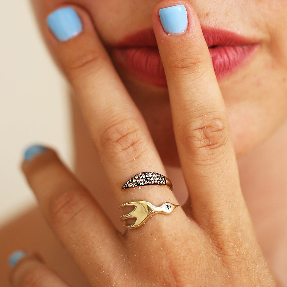 Phoenix Ring -Champagne - Danielle Gerber Freedom Jewelry