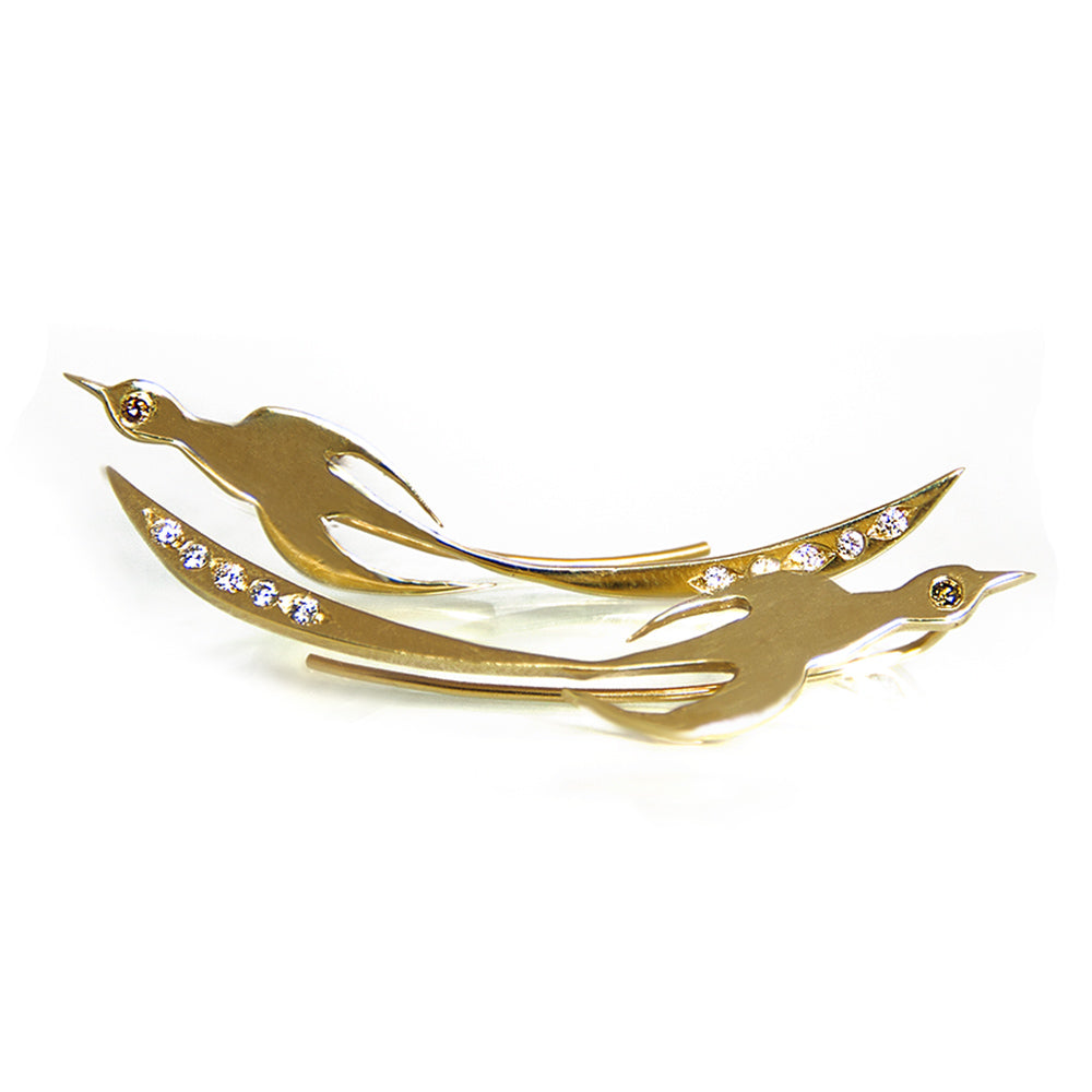 Phoenix Earrings & Magical Diamonds - Danielle Gerber Freedom Jewelry