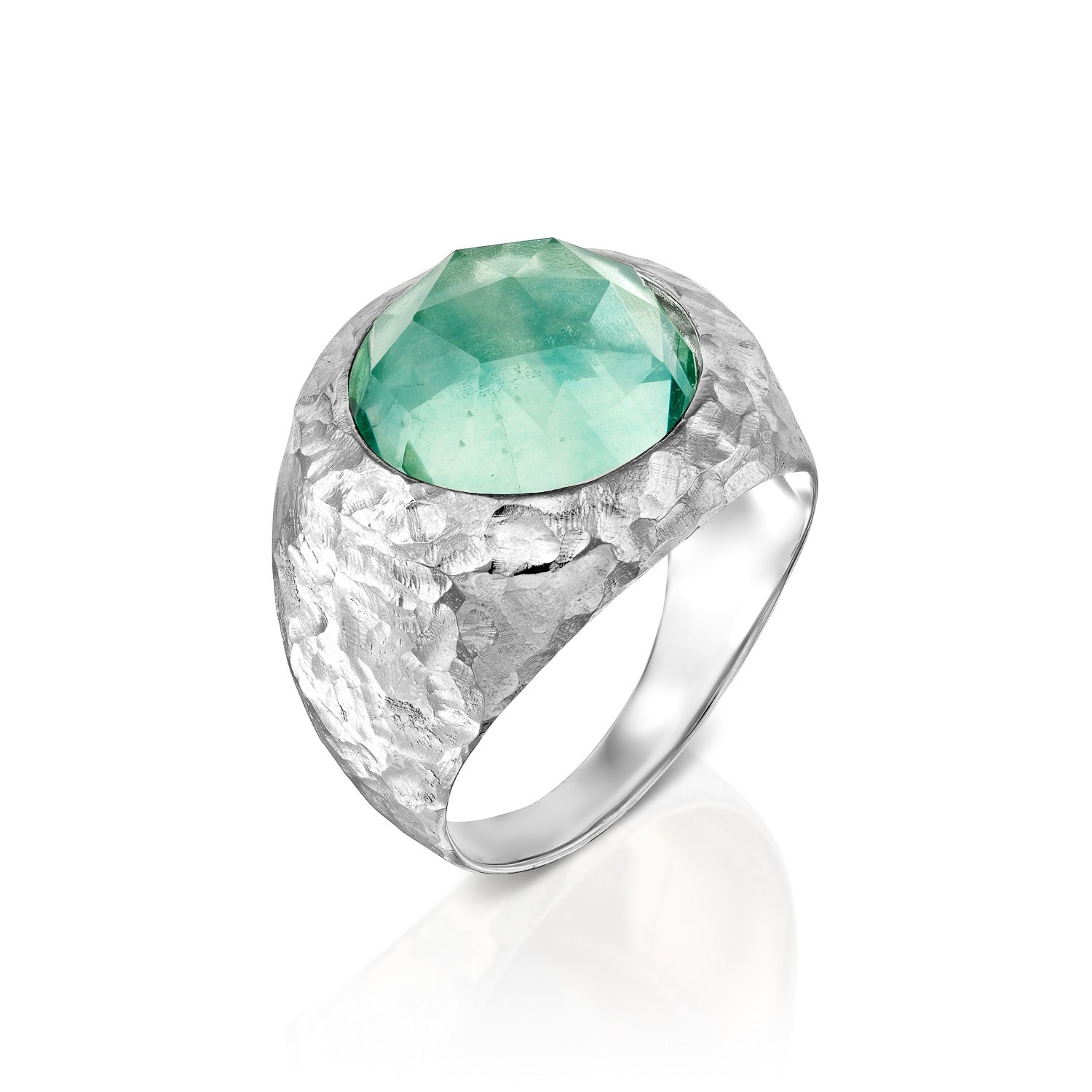 Theia Ring - Green Fluorite - Danielle Gerber Freedom Jewelry