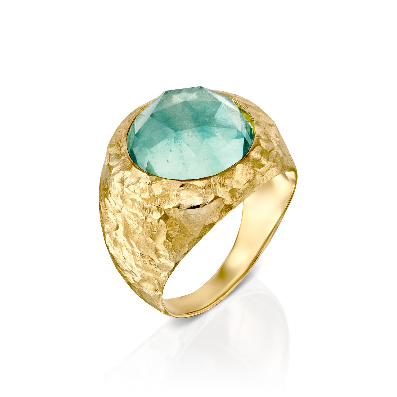 Theia Ring - Green Fluorite - Danielle Gerber Freedom Jewelry