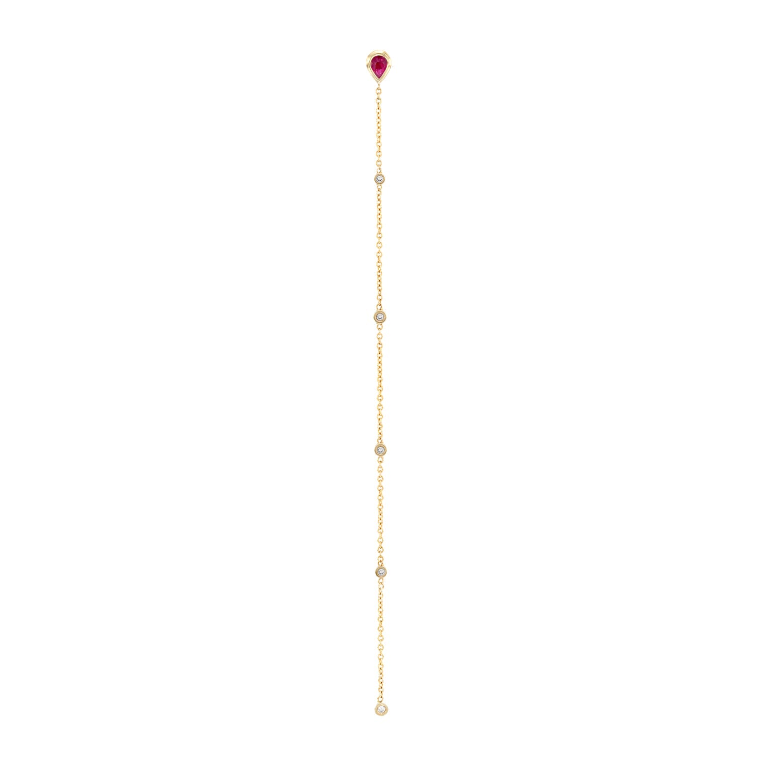 Tyra earring - Ruby