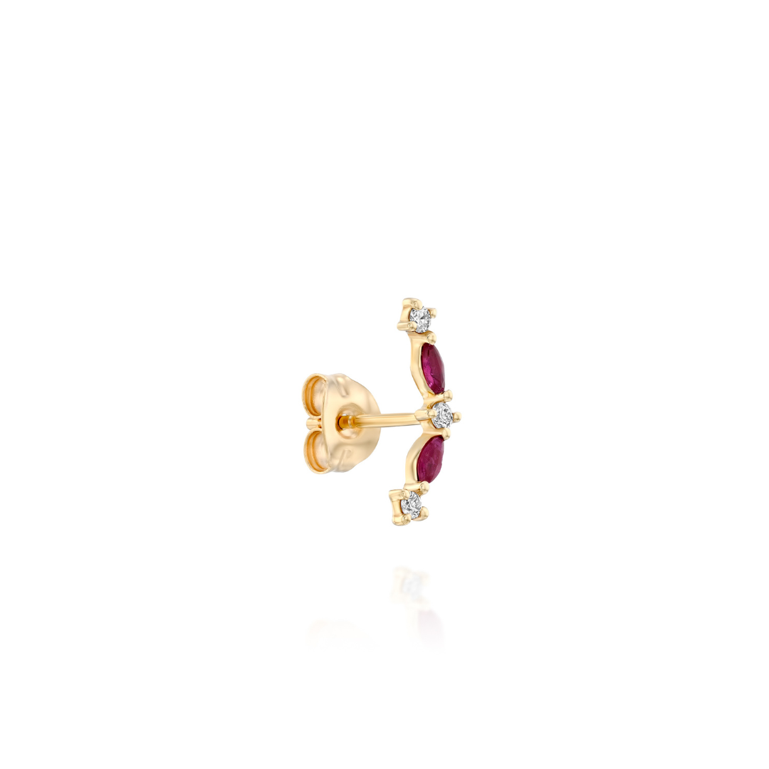 Cosmos Stud - Ruby