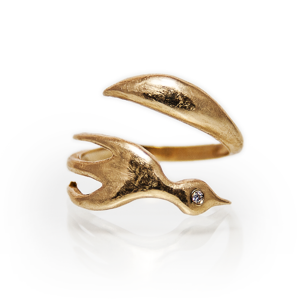 Phoenix Ring - GOLD - Danielle Gerber Freedom Jewelry