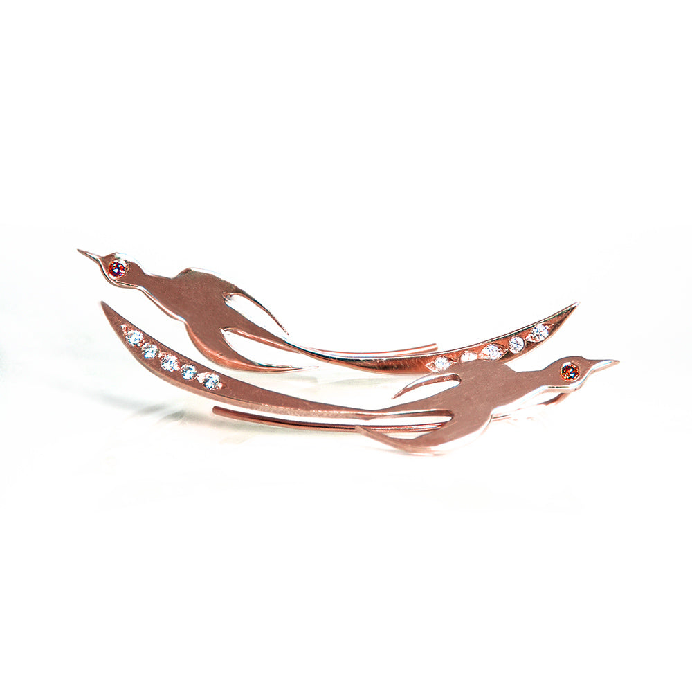 Phoenix Earrings & Magical Diamonds - Danielle Gerber Freedom Jewelry