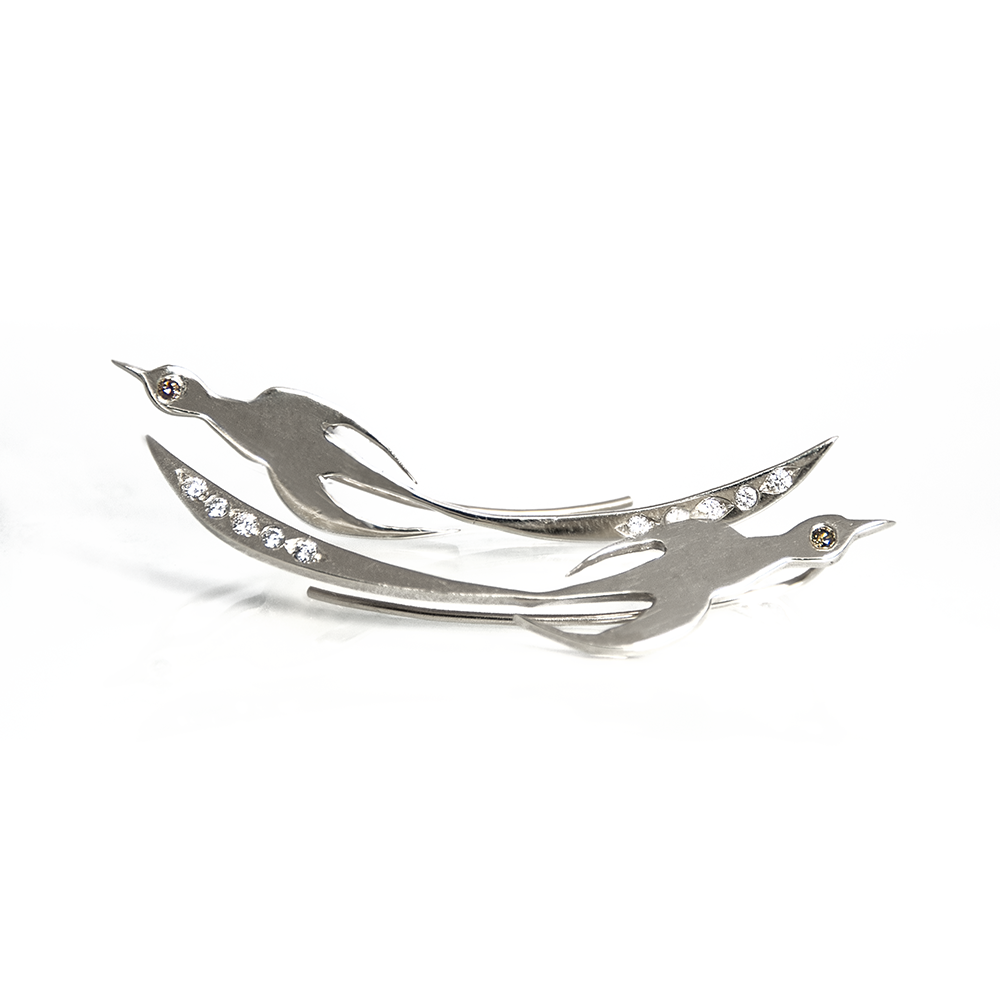 Phoenix Earrings & Magical Diamonds - Danielle Gerber Freedom Jewelry