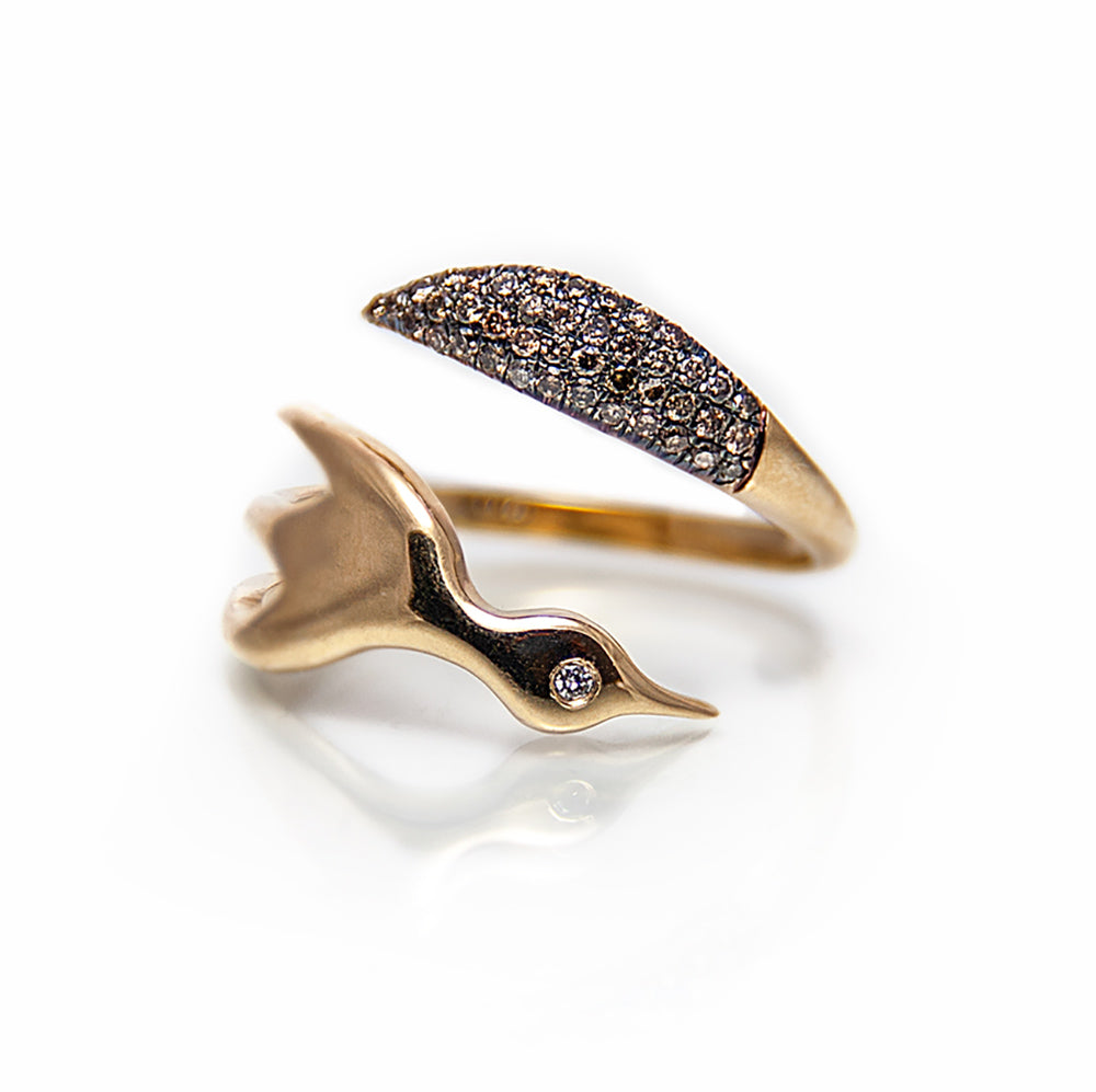 Phoenix Ring -Champagne - Danielle Gerber Freedom Jewelry