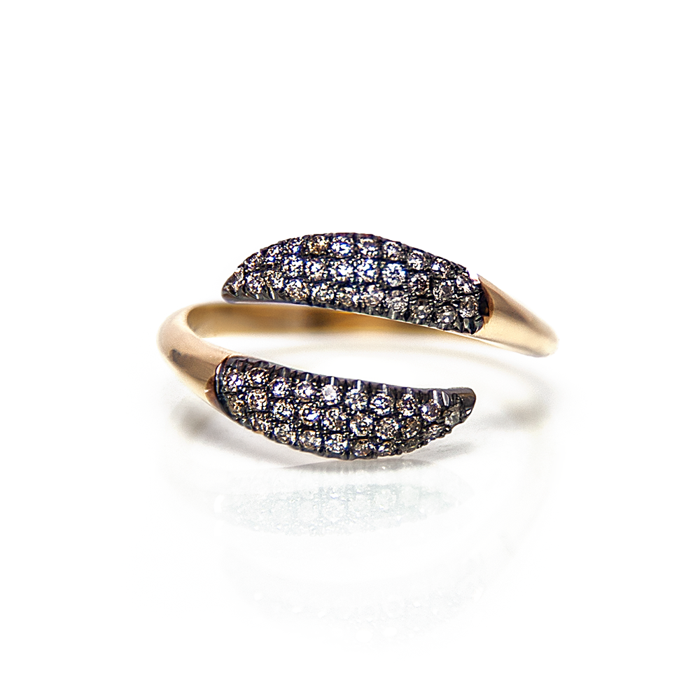 Tails Ring - Champagne - Danielle Gerber Freedom Jewelry
