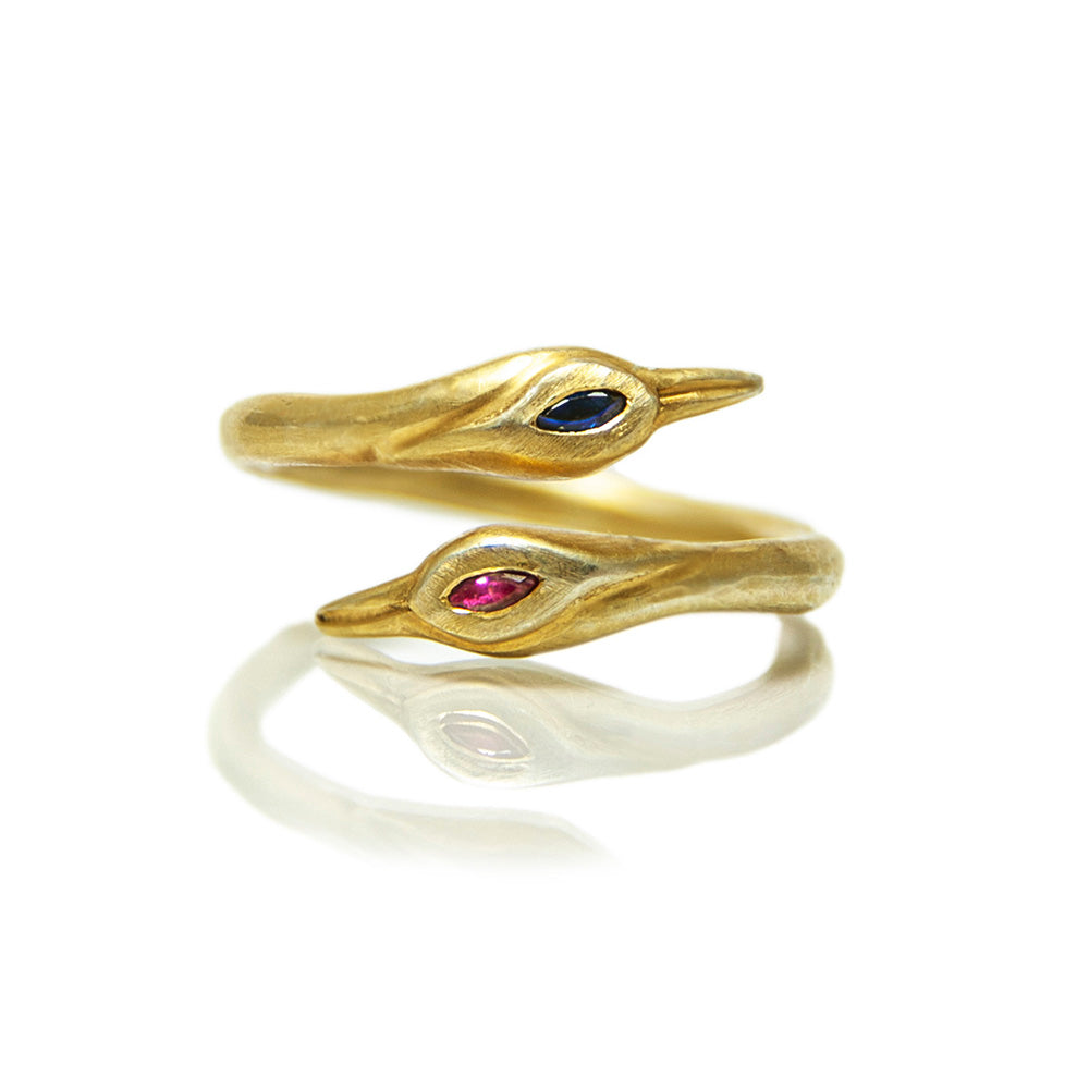 Lovers Crane Ring - Danielle Gerber Freedom Jewelry