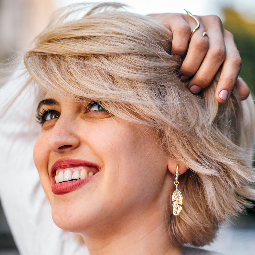 Modular Feather Earrings - Danielle Gerber Freedom Jewelry