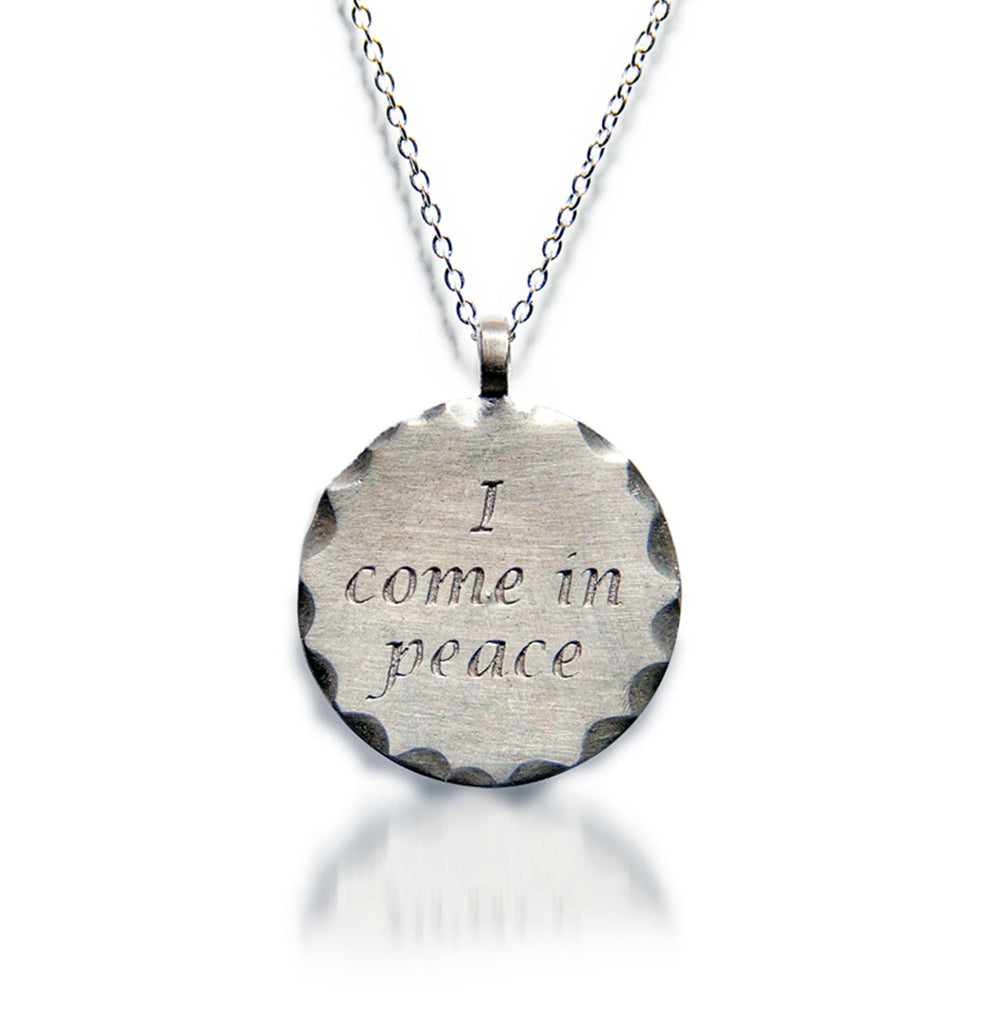 Peace Pendant - SILVER - Danielle Gerber Freedom Jewelry