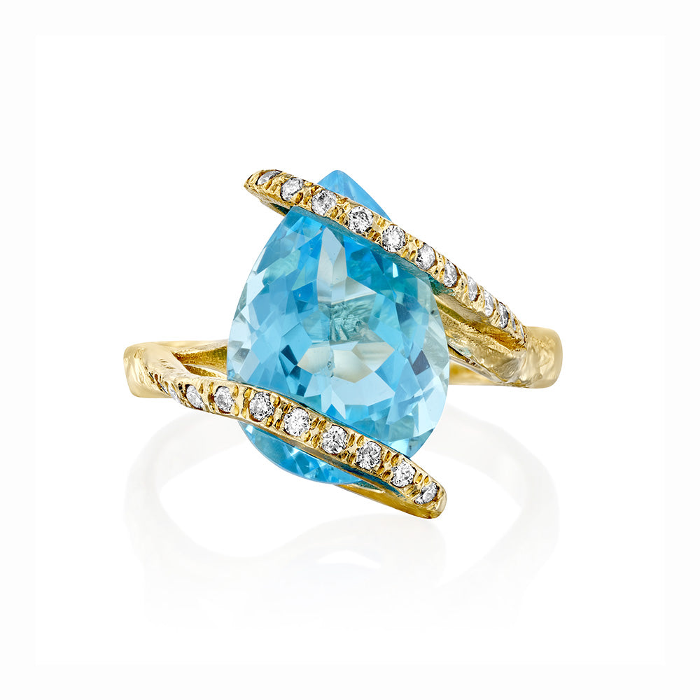 Leslie Ring- Topaz - Danielle Gerber Freedom Jewelry